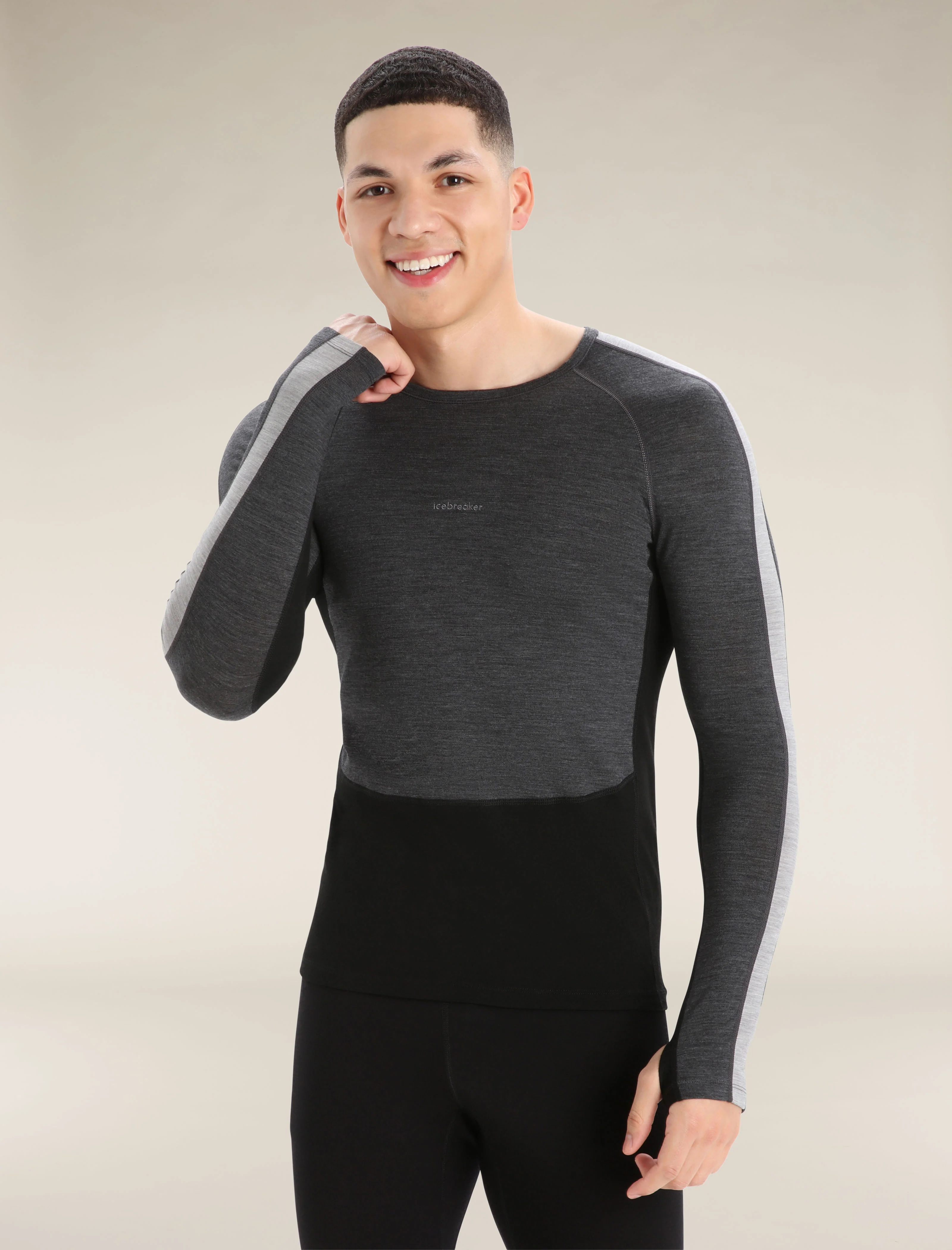 Men's 200 ZoneKnit⢠Long Sleeve Crew Thermal Top - Image 4