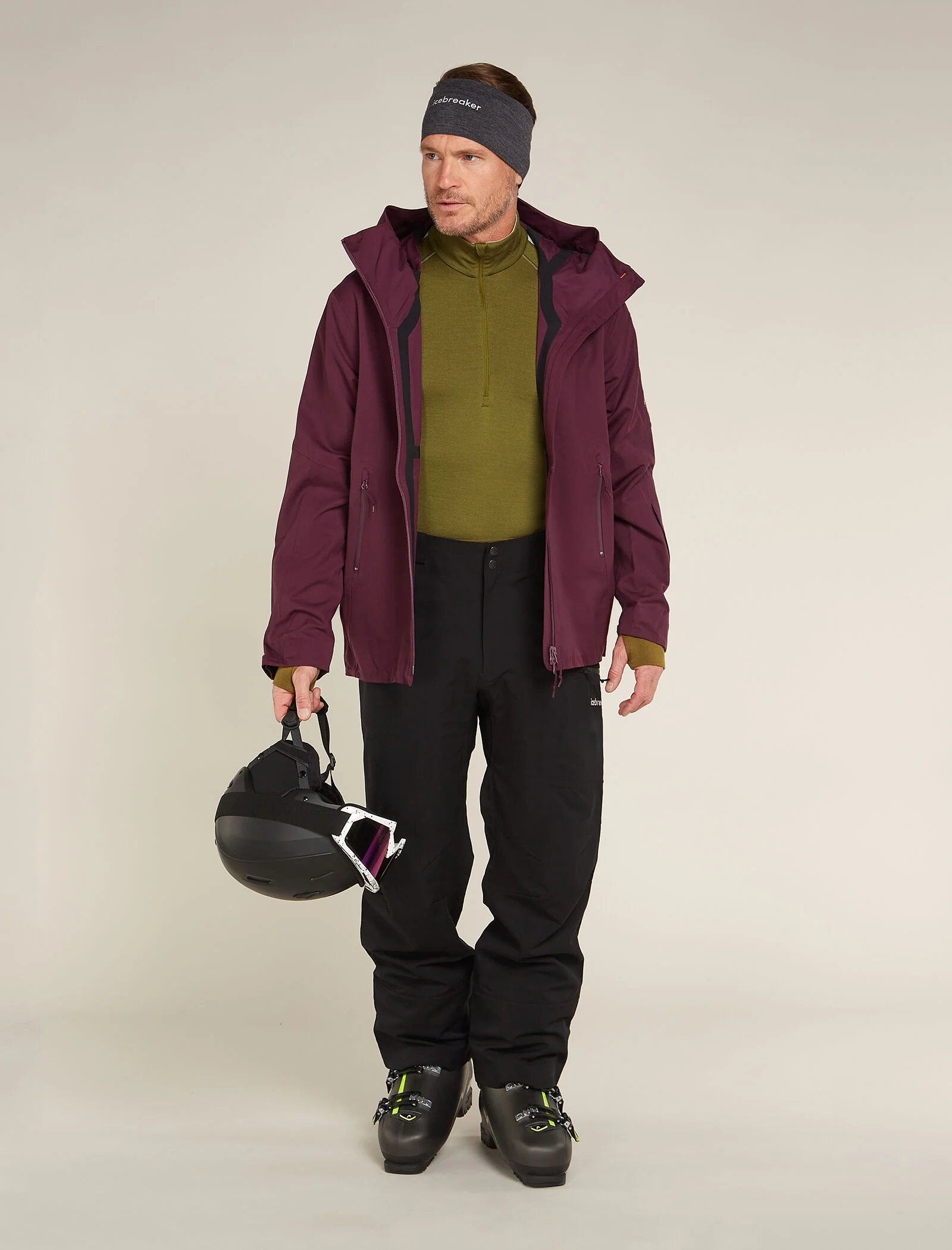 Men's 260 ZoneKnit⢠Long Sleeve Half Zip Thermal Top - Image 4