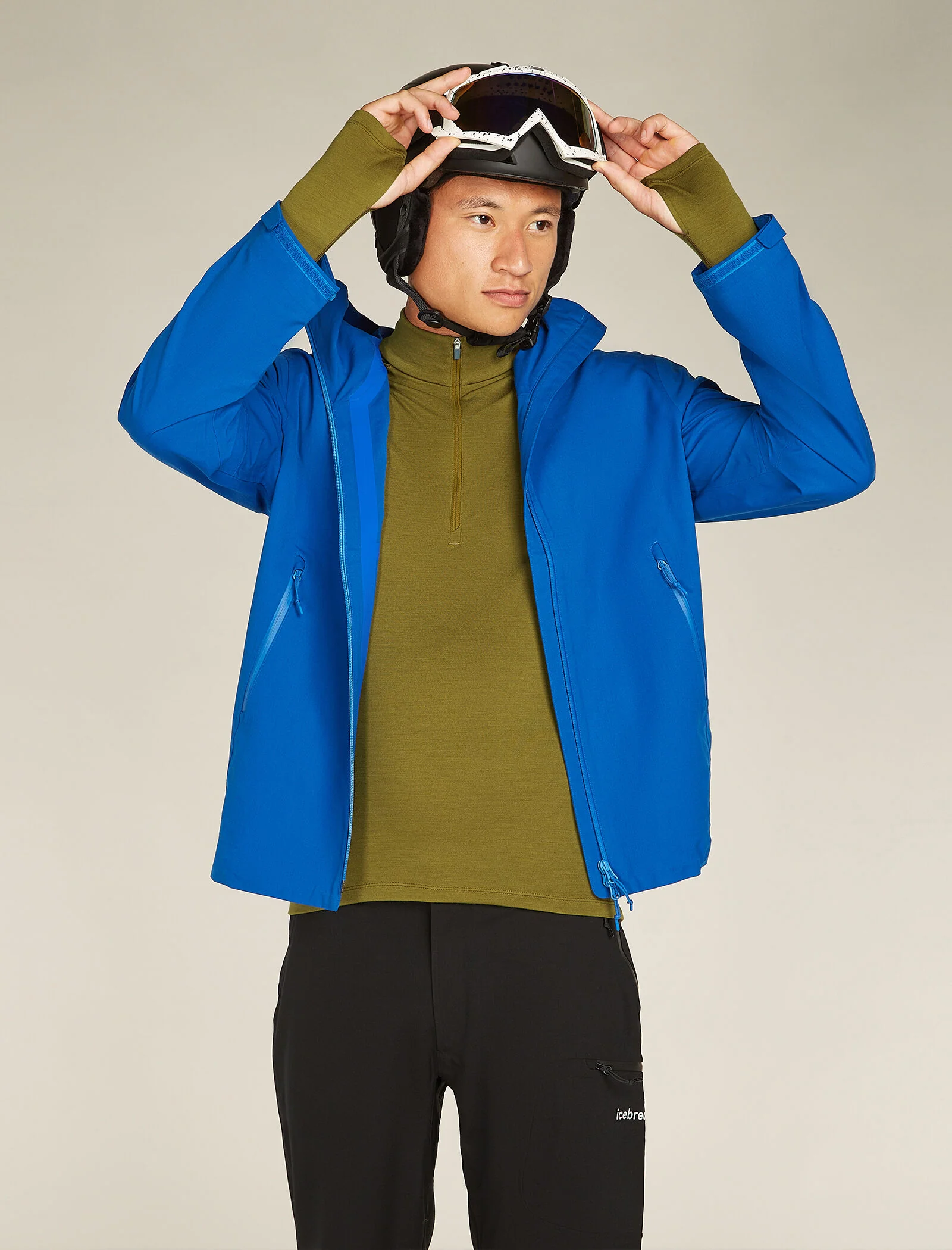 Men's 300 MerinoFine⢠Polar Long Sleeve Half Zip Thermal Top - Image 4