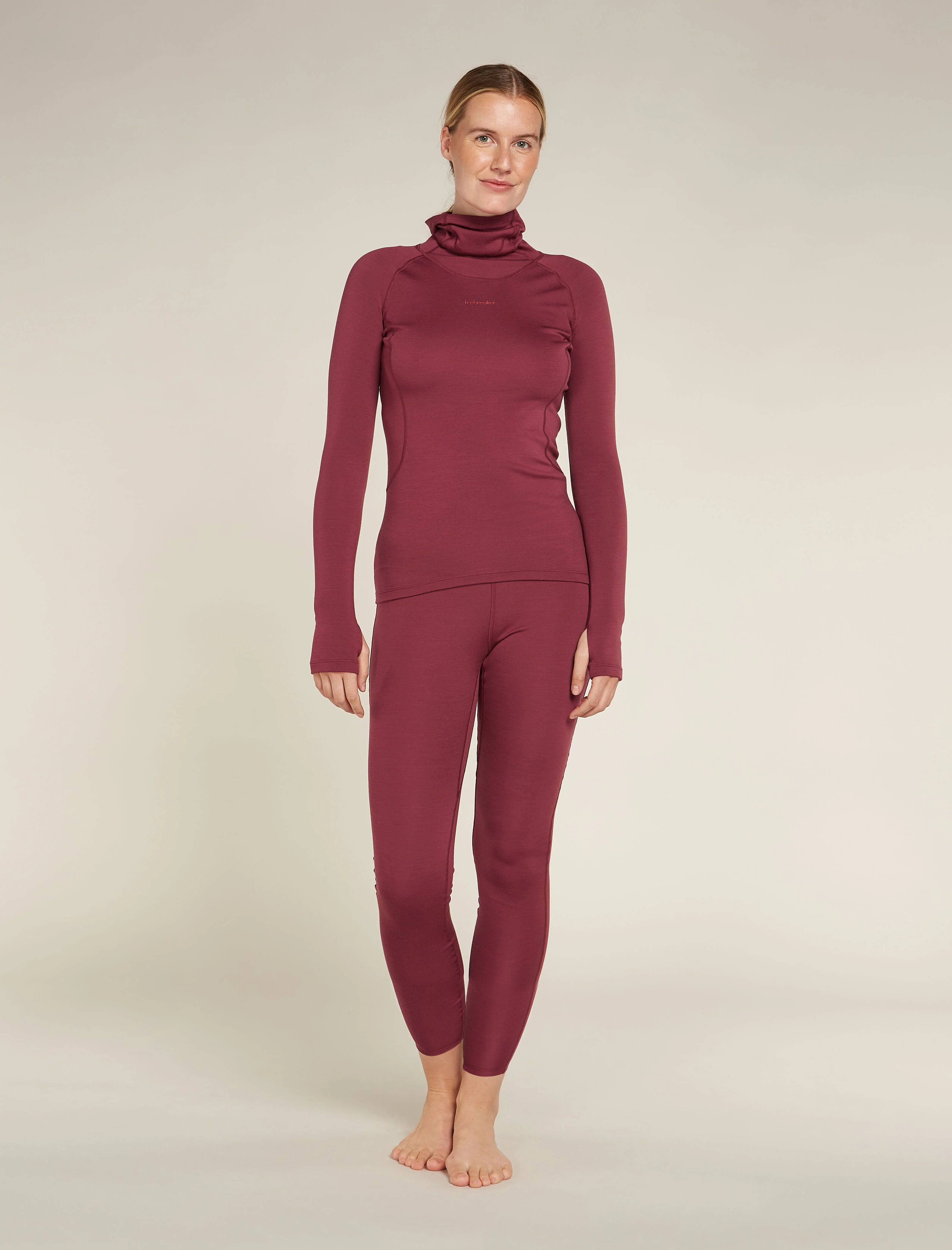 Women's 300 MerinoFine⢠Polar Long Sleeve Roll Neck Thermal Top - Image 2