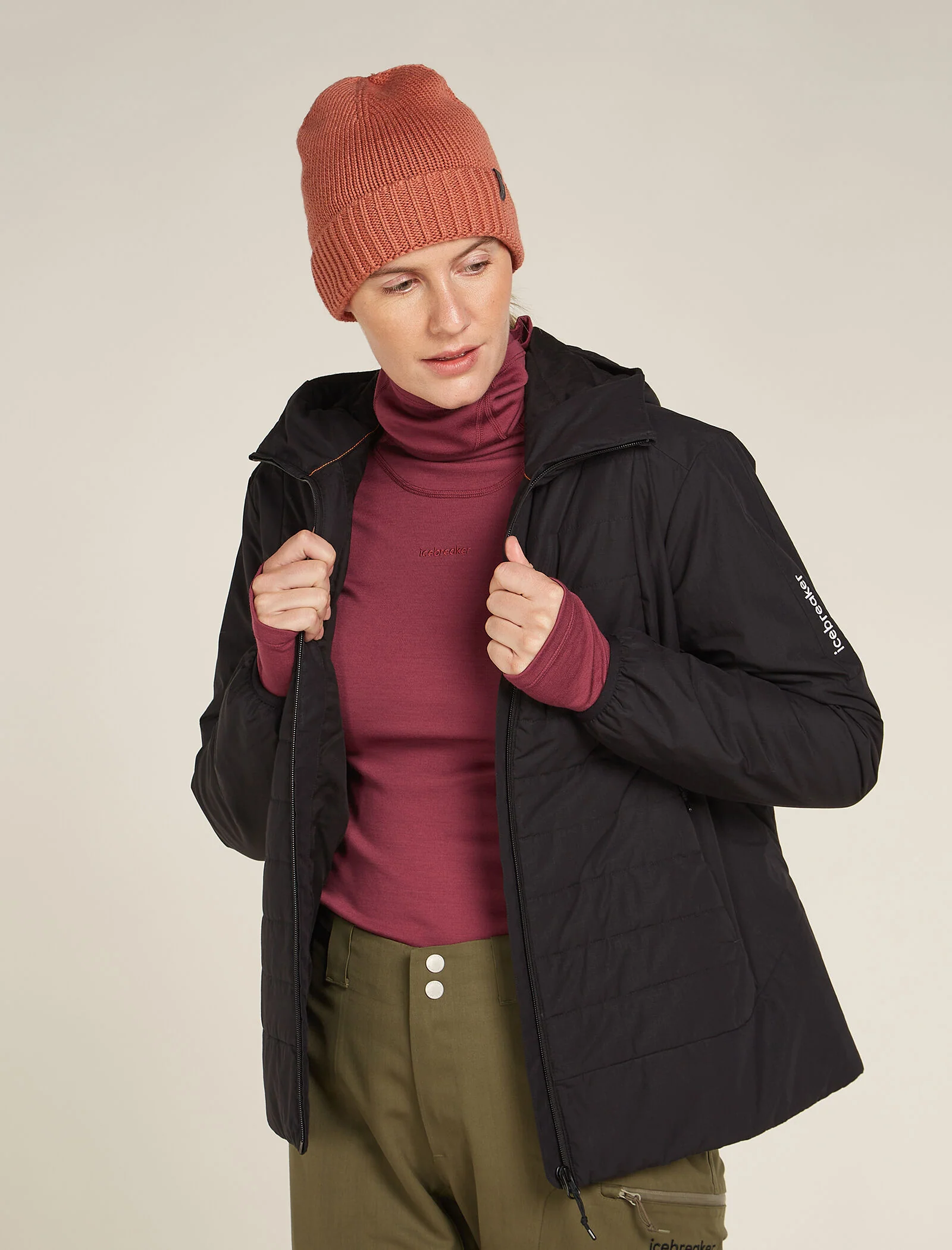 Women's 300 MerinoFine⢠Polar Long Sleeve Roll Neck Thermal Top - Image 3