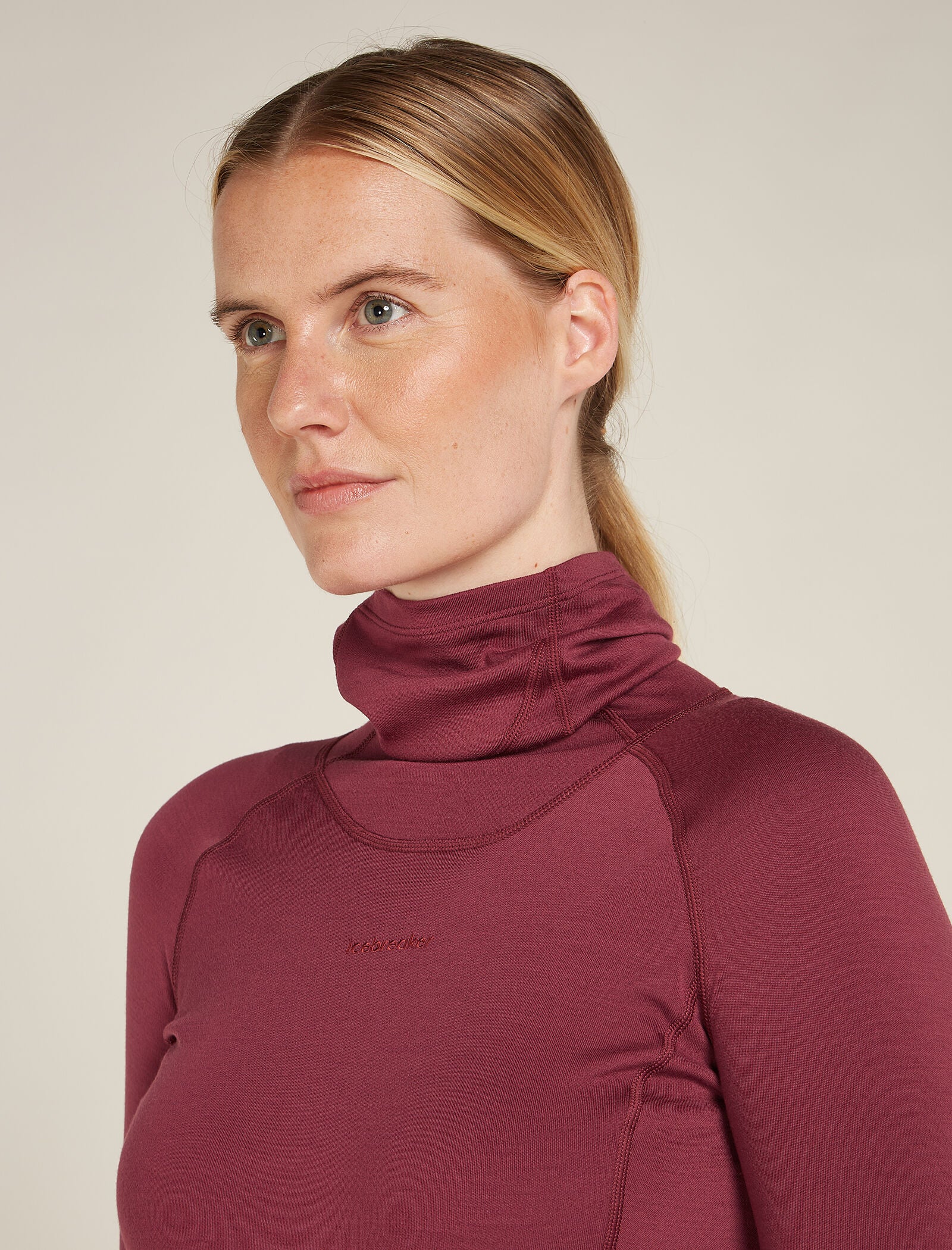 Women's 300 MerinoFine⢠Polar Long Sleeve Roll Neck Thermal Top - Image 4