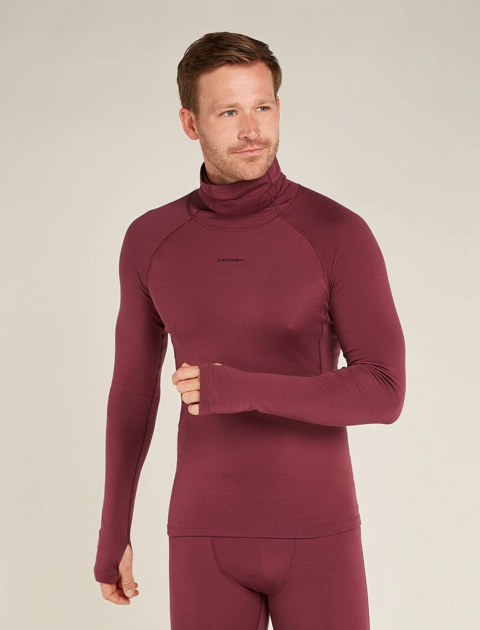 Men's 300 MerinoFine⢠Polar Long Sleeve Roll Neck Thermal Top