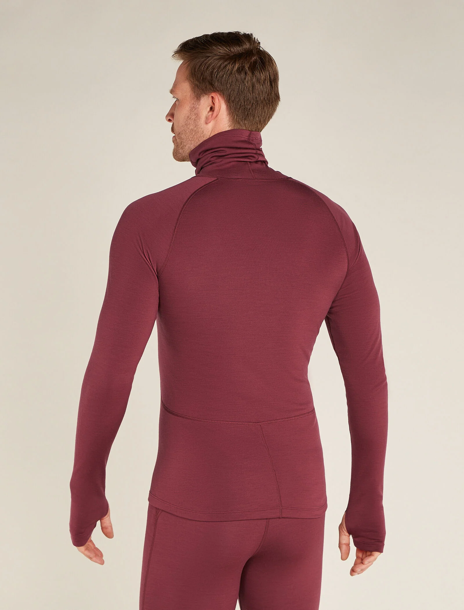 Men's 300 MerinoFine⢠Polar Long Sleeve Roll Neck Thermal Top - Image 2