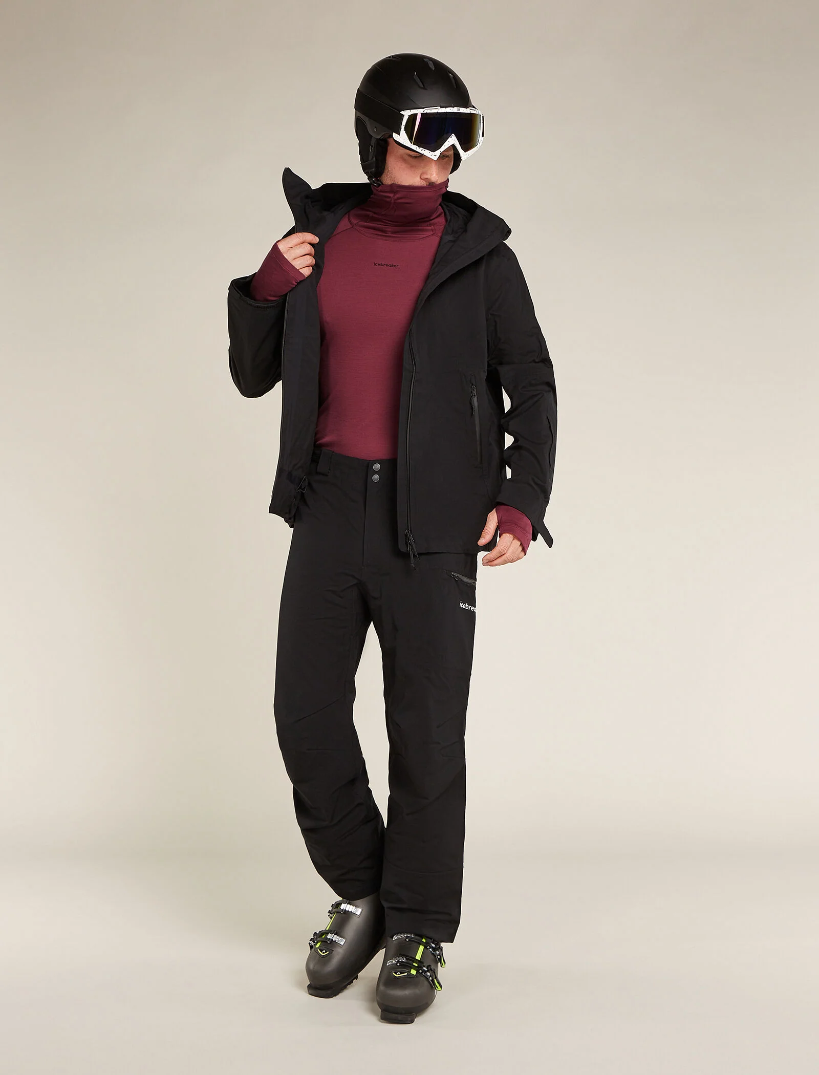 Men's 300 MerinoFine⢠Polar Long Sleeve Roll Neck Thermal Top - Image 4