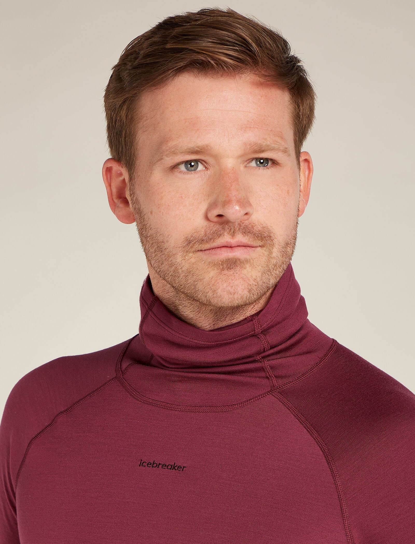 Men's 300 MerinoFine⢠Polar Long Sleeve Roll Neck Thermal Top - Image 5