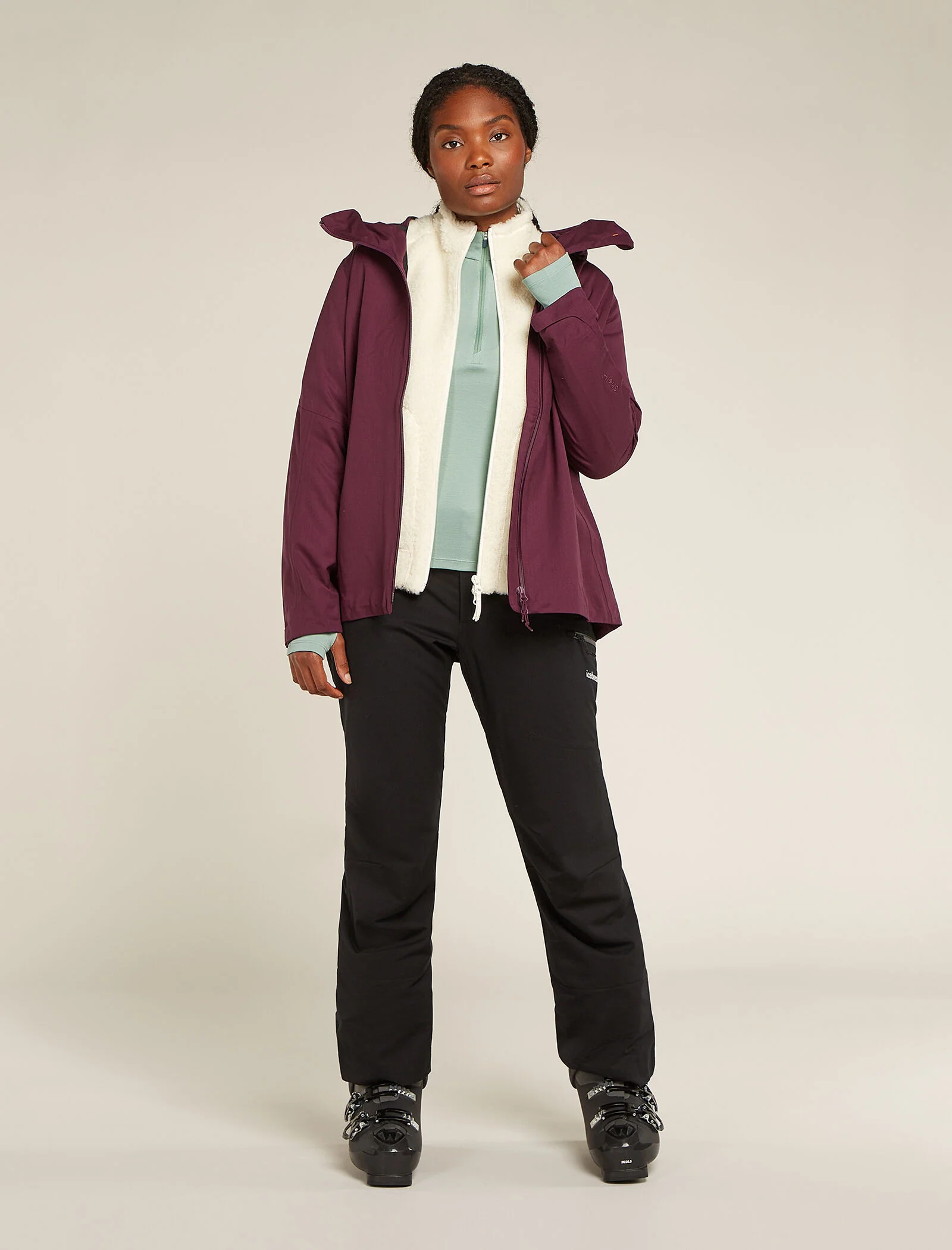 Women's 300 MerinoFine⢠Polar Long Sleeve Half Zip Thermal Top - Image 4