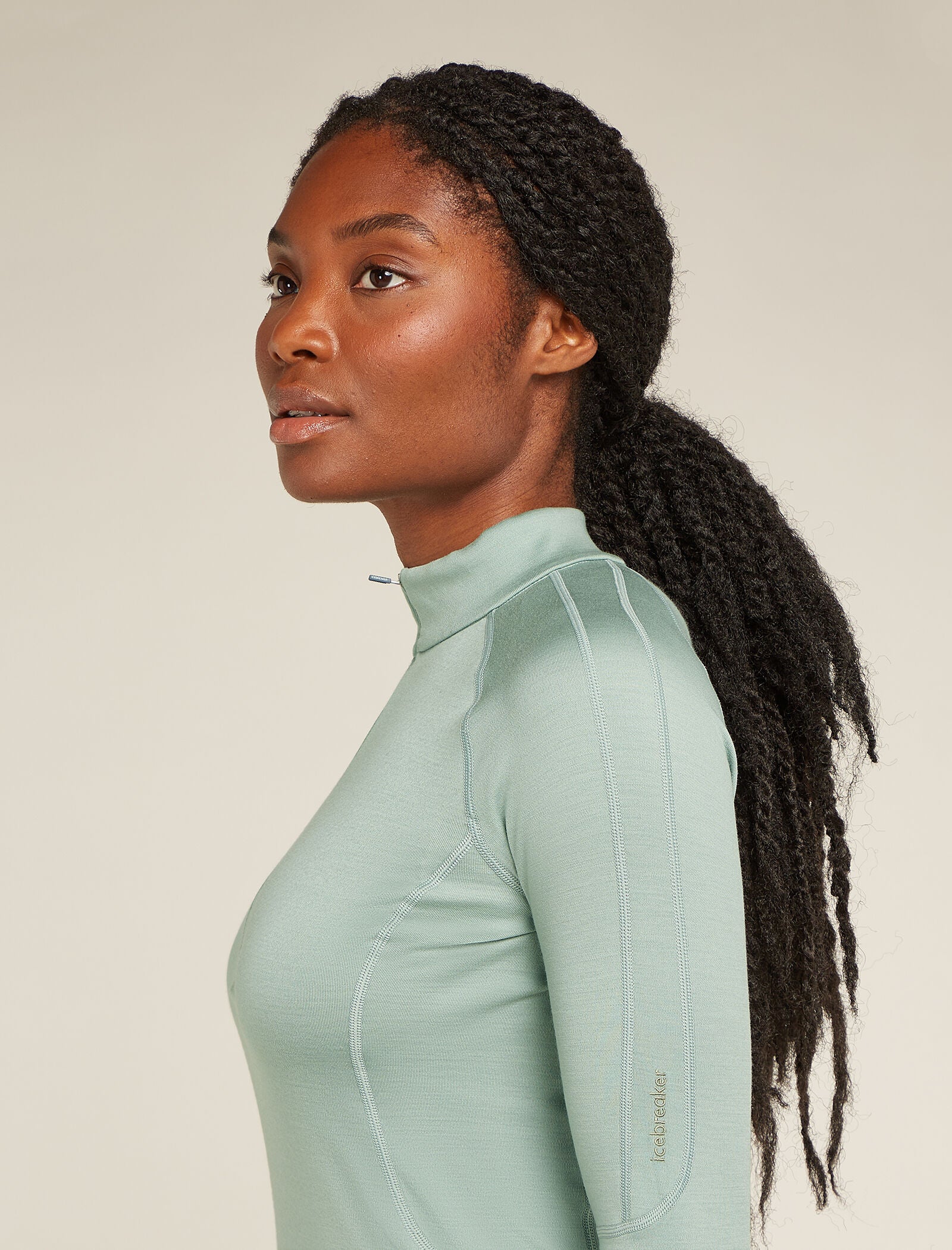 Women's 300 MerinoFine⢠Polar Long Sleeve Half Zip Thermal Top - Image 5