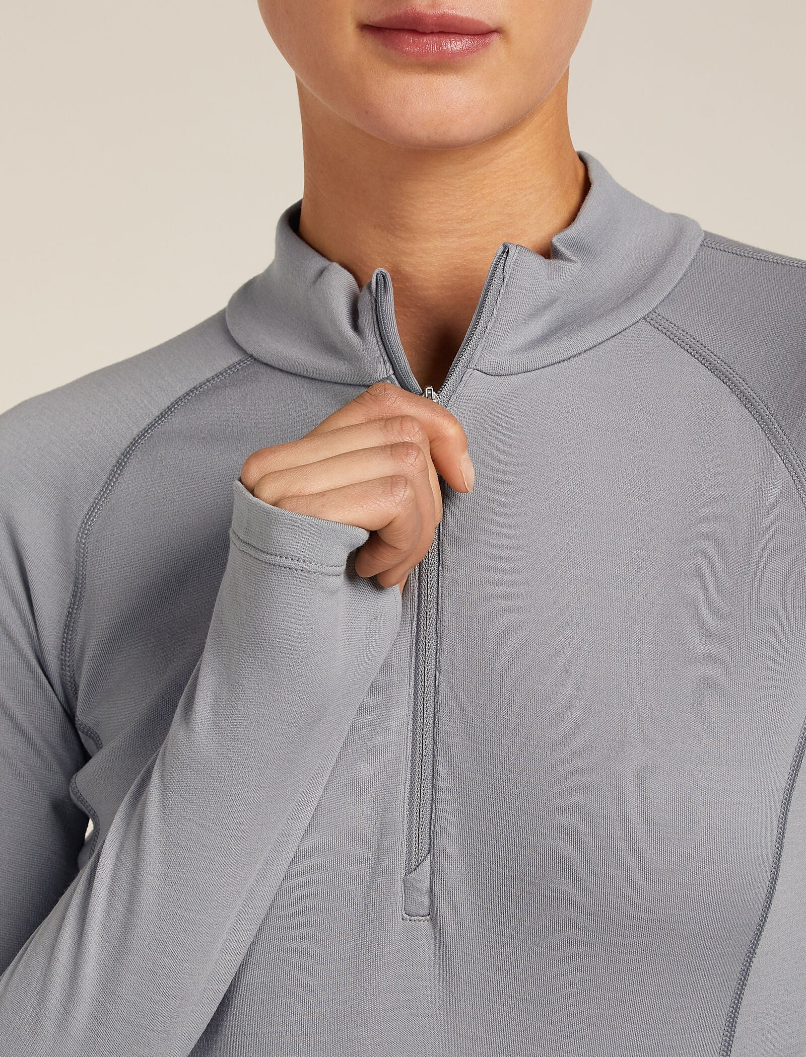 Women's 300 MerinoFine™ Polar Long Sleeve Half Zip Thermal Top - Image 6