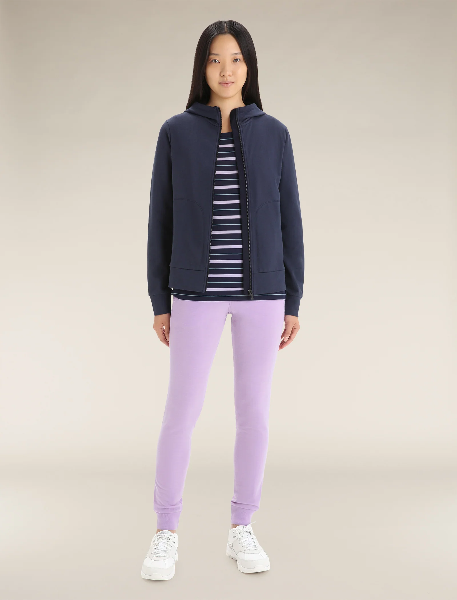 Women's Central Classic Long Sleeve Zip Hoodie - Image 3