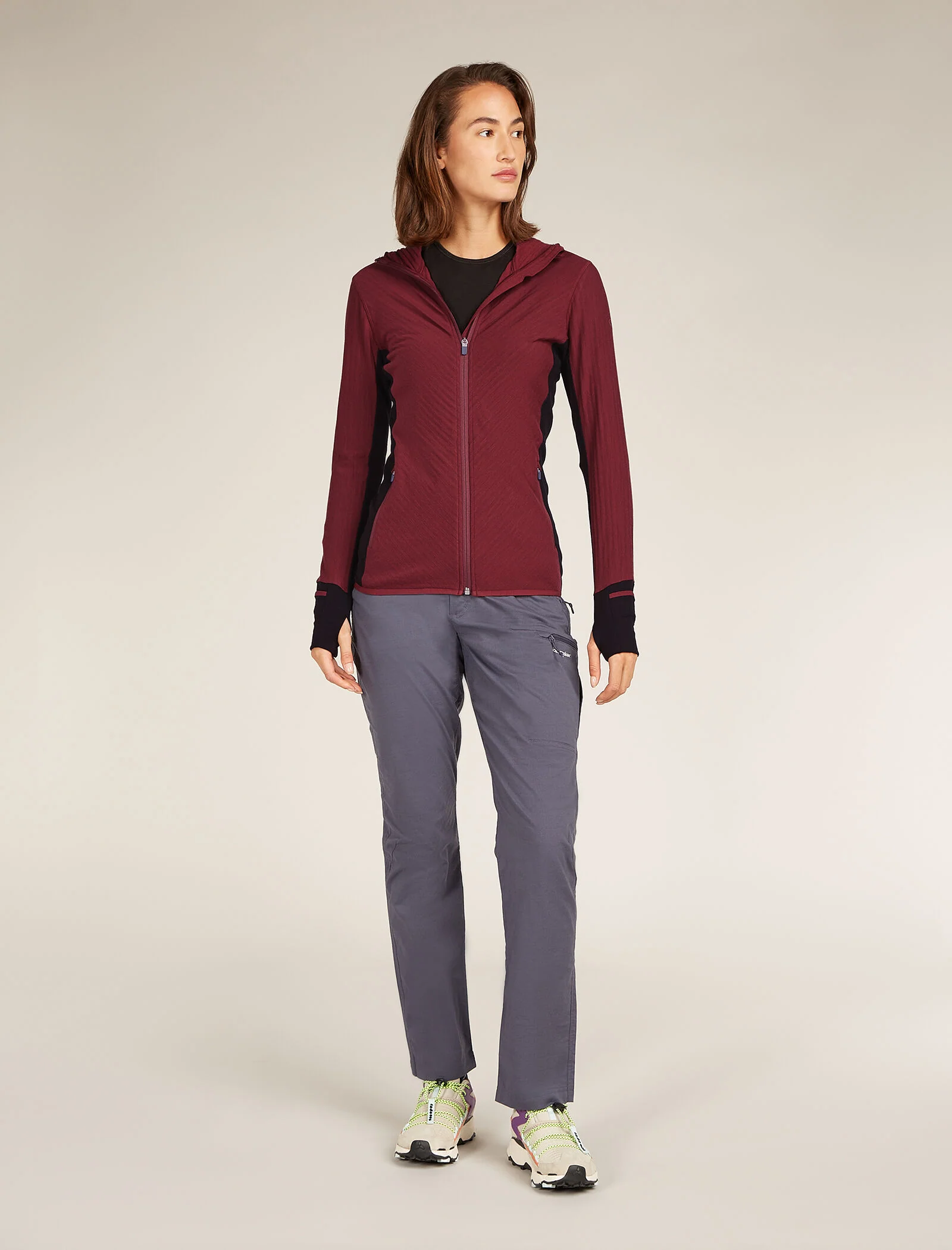 Women's Descender Long Sleeve Zip Hoodie - Image 3