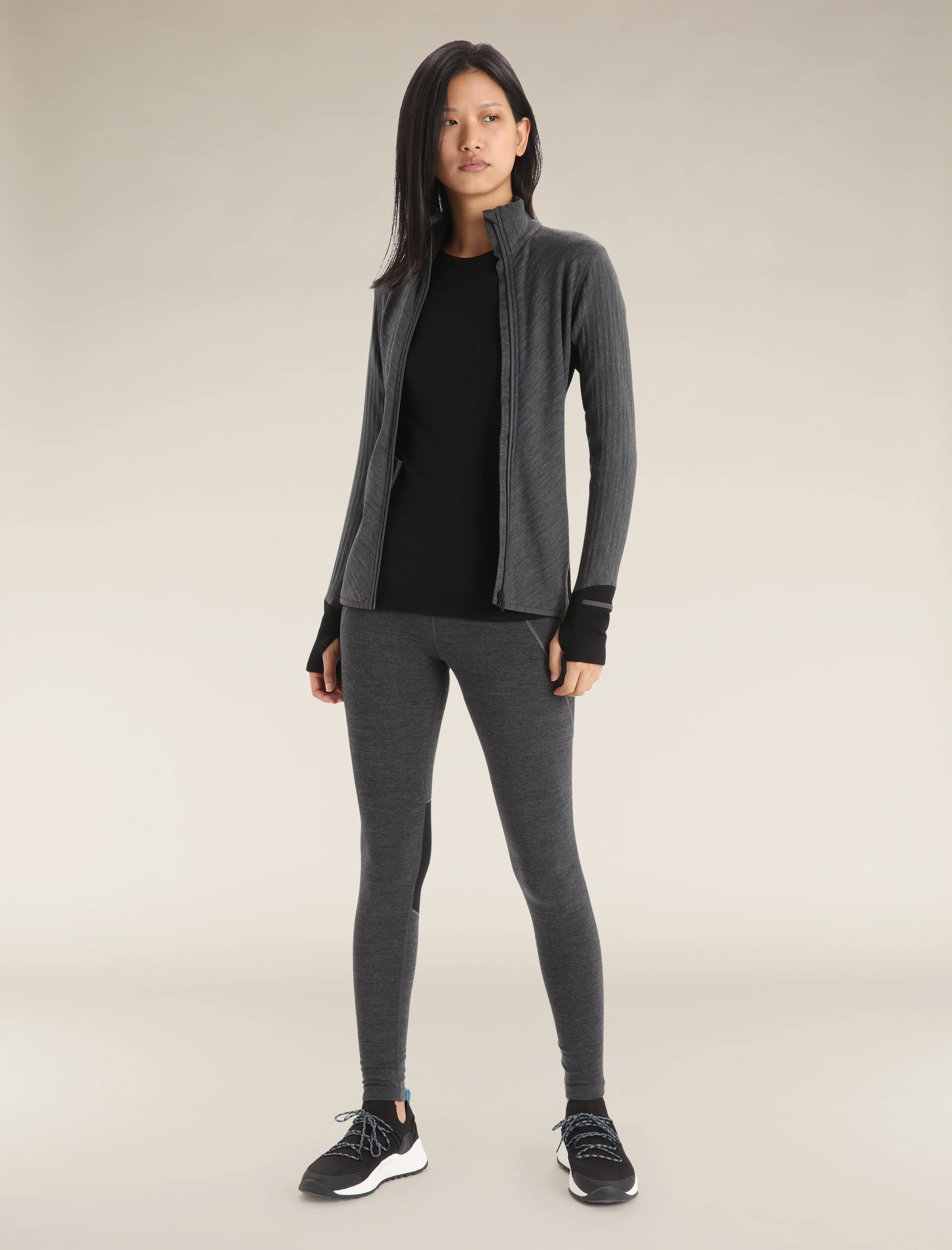 Women's Descender Long Sleeve Zip Jacket - Image 3