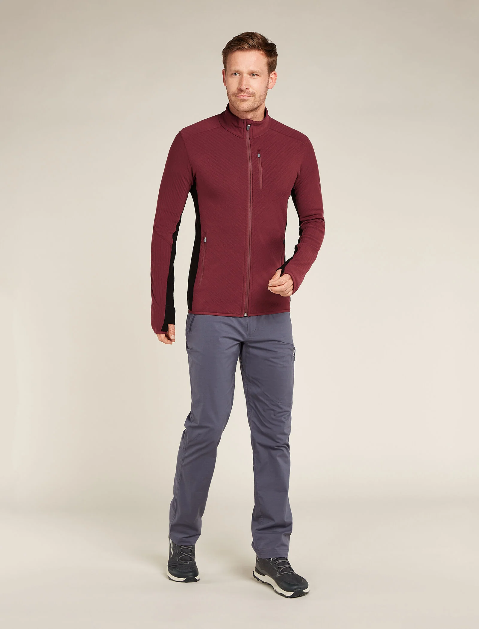 Men's Descender Long Sleeve Zip Jacket - Image 3