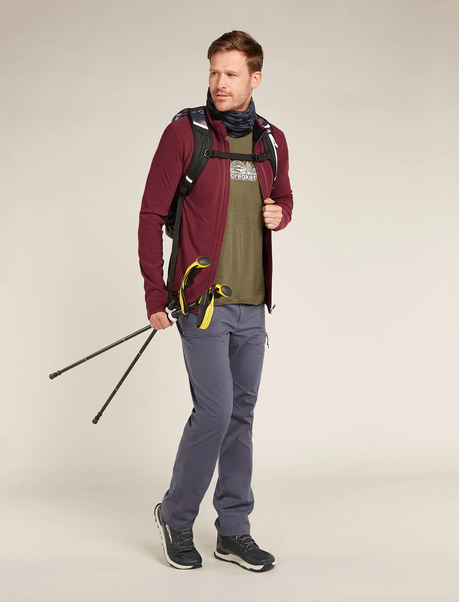 Men's Descender Long Sleeve Zip Jacket - Image 4