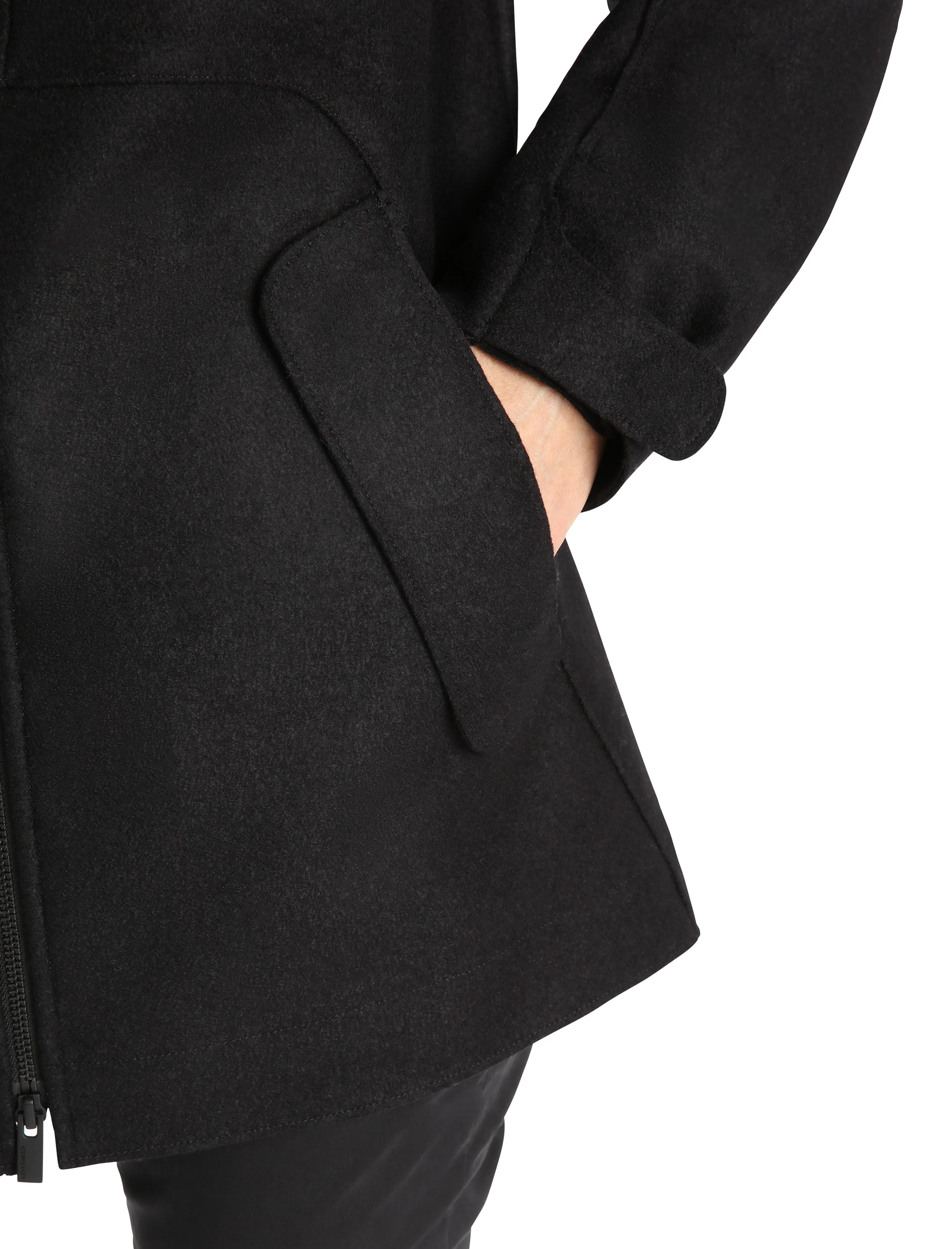 Women's Felted Merino Hooded Jacket - Image 8