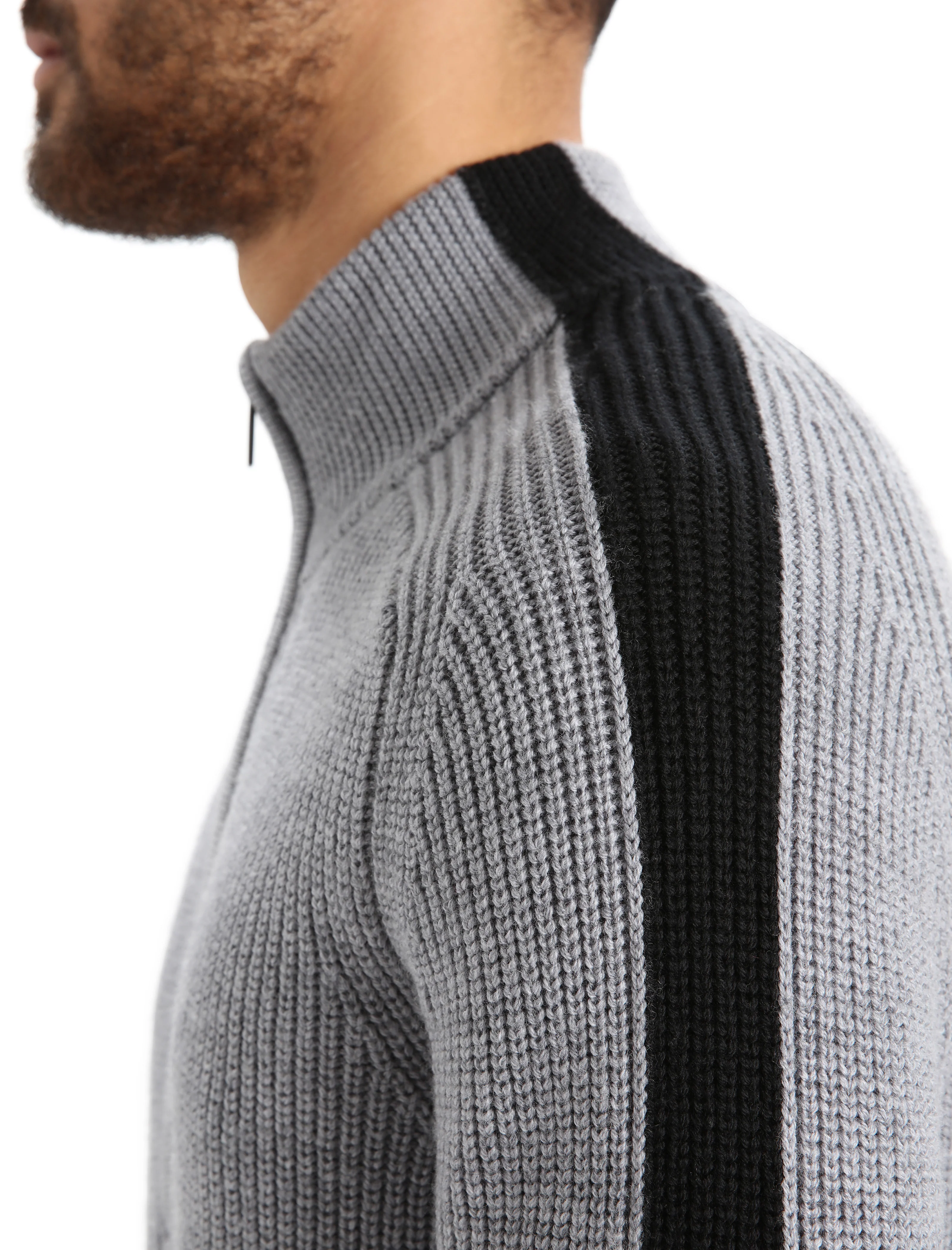 Men's Lodge Long Sleeve Half Zip Sweater - Image 5