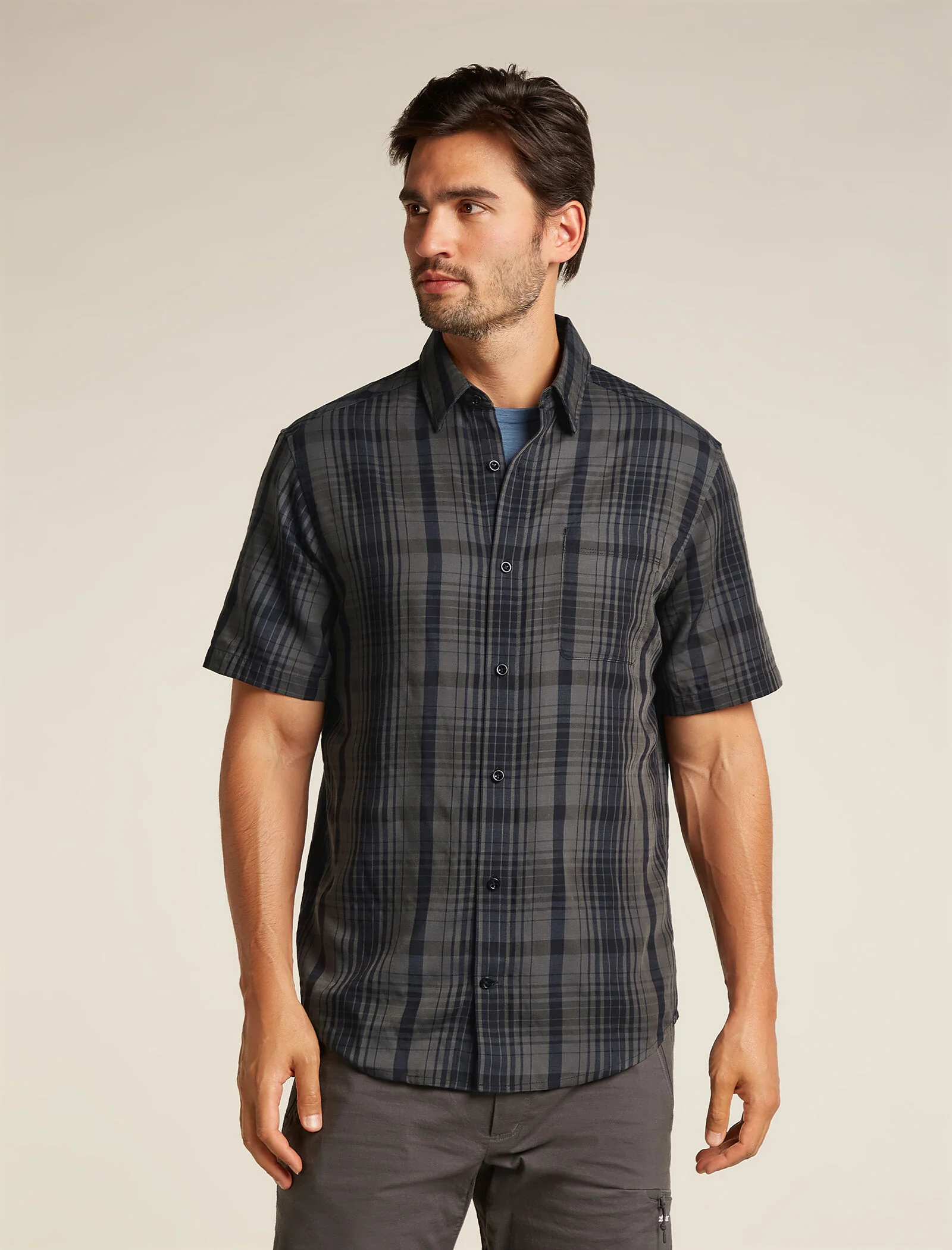 Men's Merino 125 Cool-Lite⢠Steveston Short Sleeve Shirt Plaid