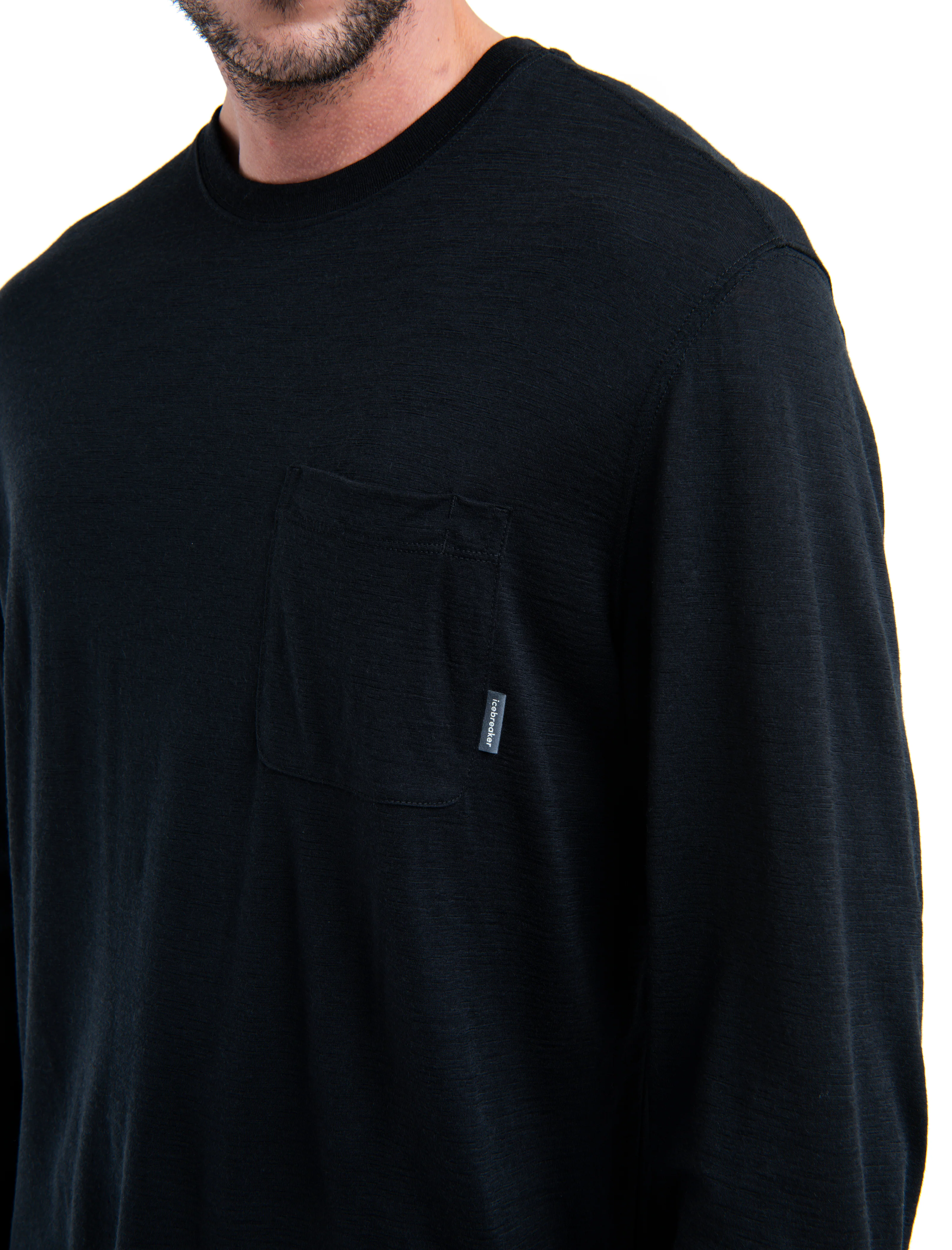 Men's Merino 150 Tech Lite Long Sleeve Relaxed Pocket T-Shirt - Image 6