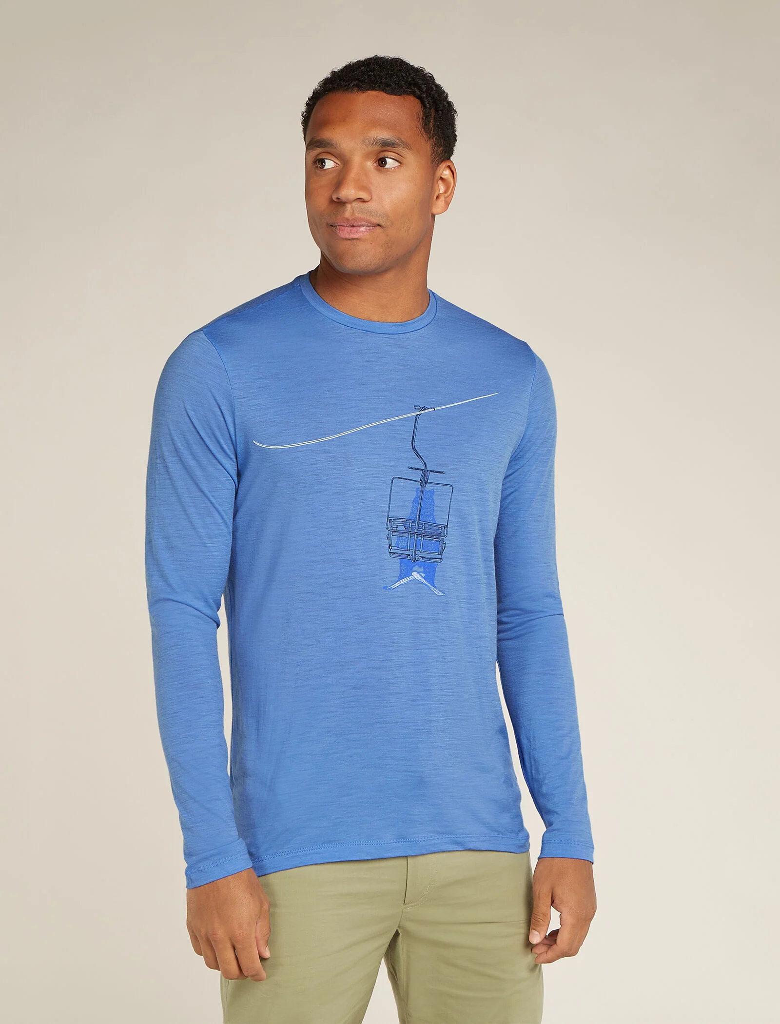 Men's Merino 150 Tech Lite Long Sleeve T-Shirt Bear Lift