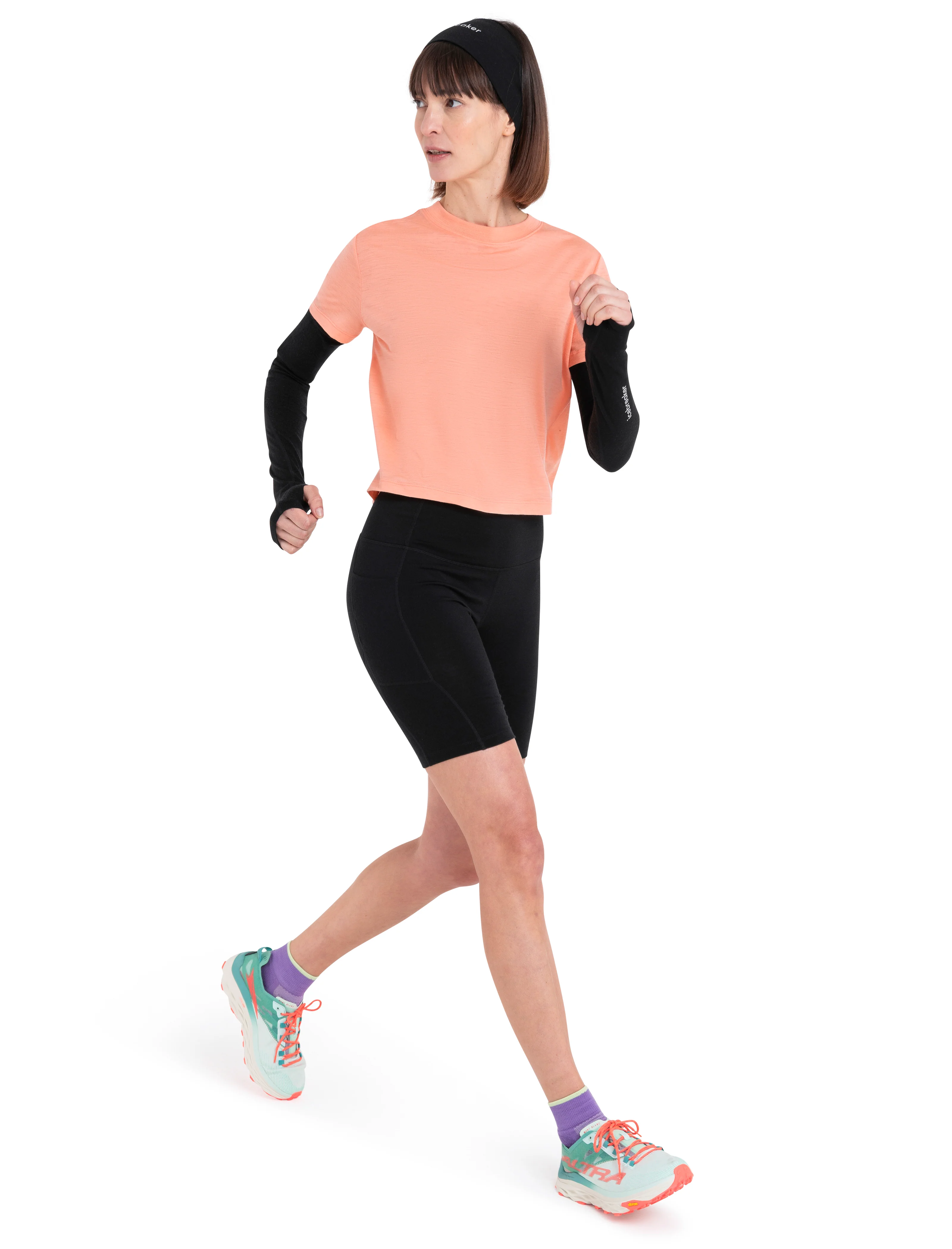 Women's Merino 150 Tech Lite Short Sleeve Crop T-Shirt - Image 4