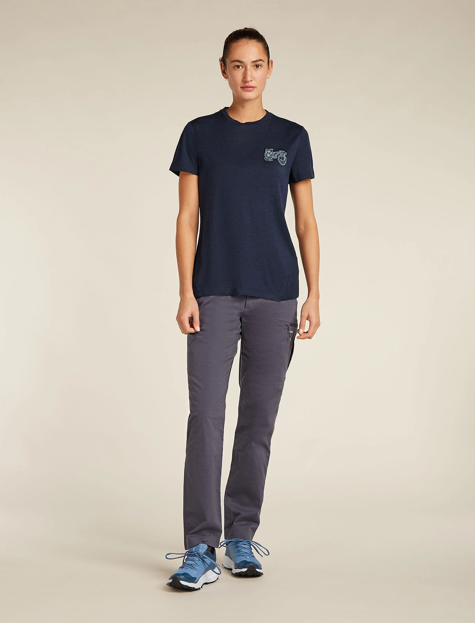 Women's Merino 150 Tech Lite Short Sleeve T-Shirt Adventure Ride - Image 3