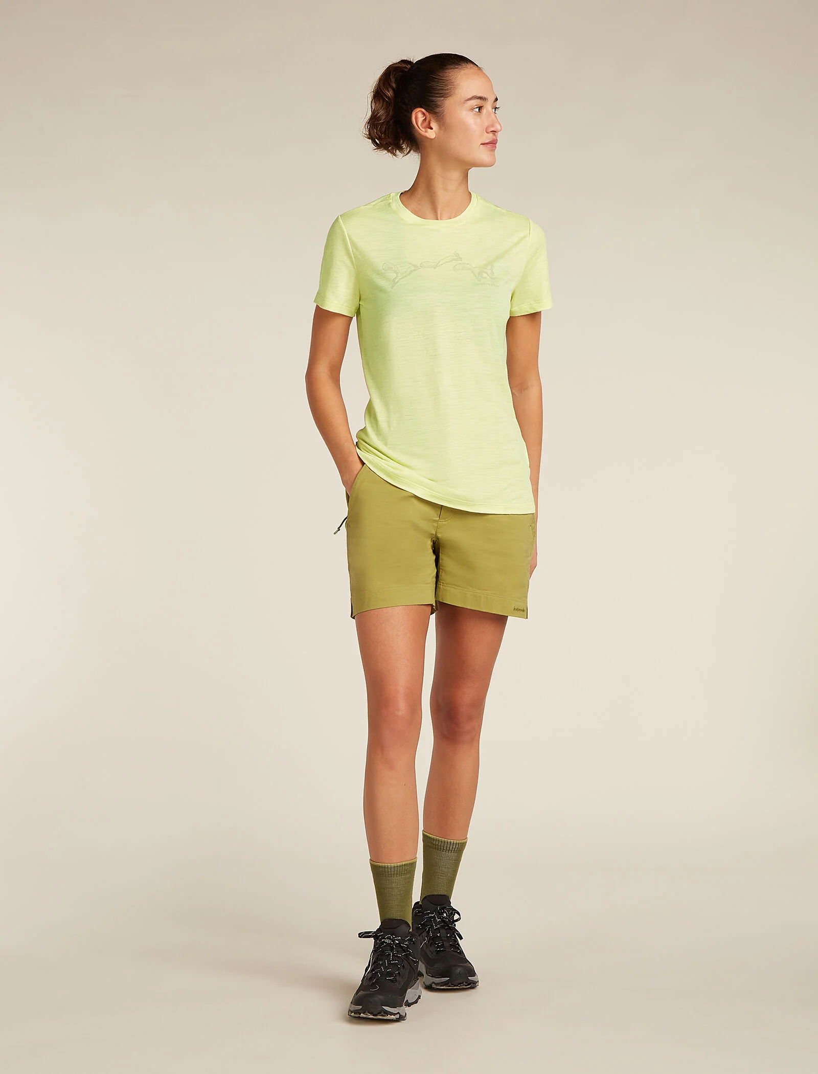 Women's Merino 150 Tech Lite Short Sleeve T-Shirt Airbourne Squirrel - Image 3
