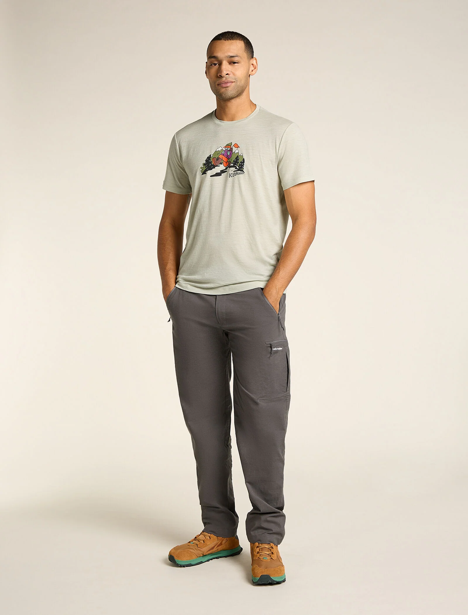 Men's Merino 150 Tech Lite Short Sleeve T-Shirt Catch Me Outside - Image 3