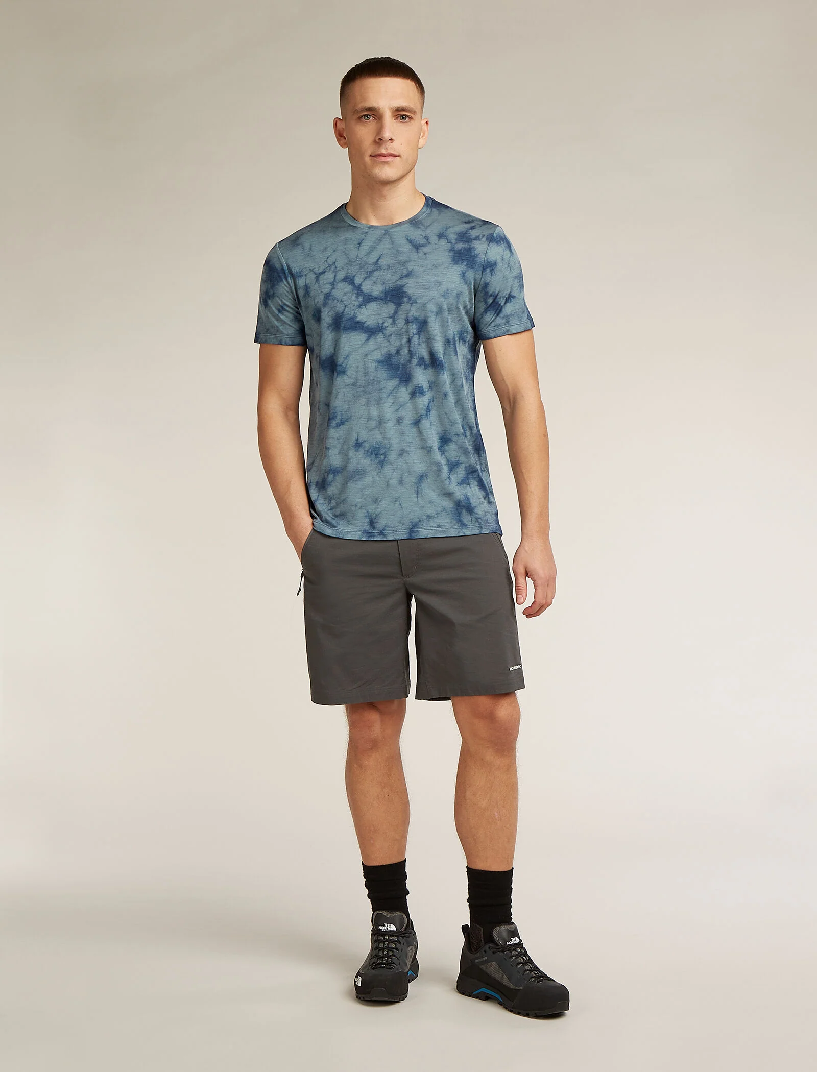 Men's Merino 150 Tech Lite Short Sleeve T-Shirt Cloud Dye - Image 3