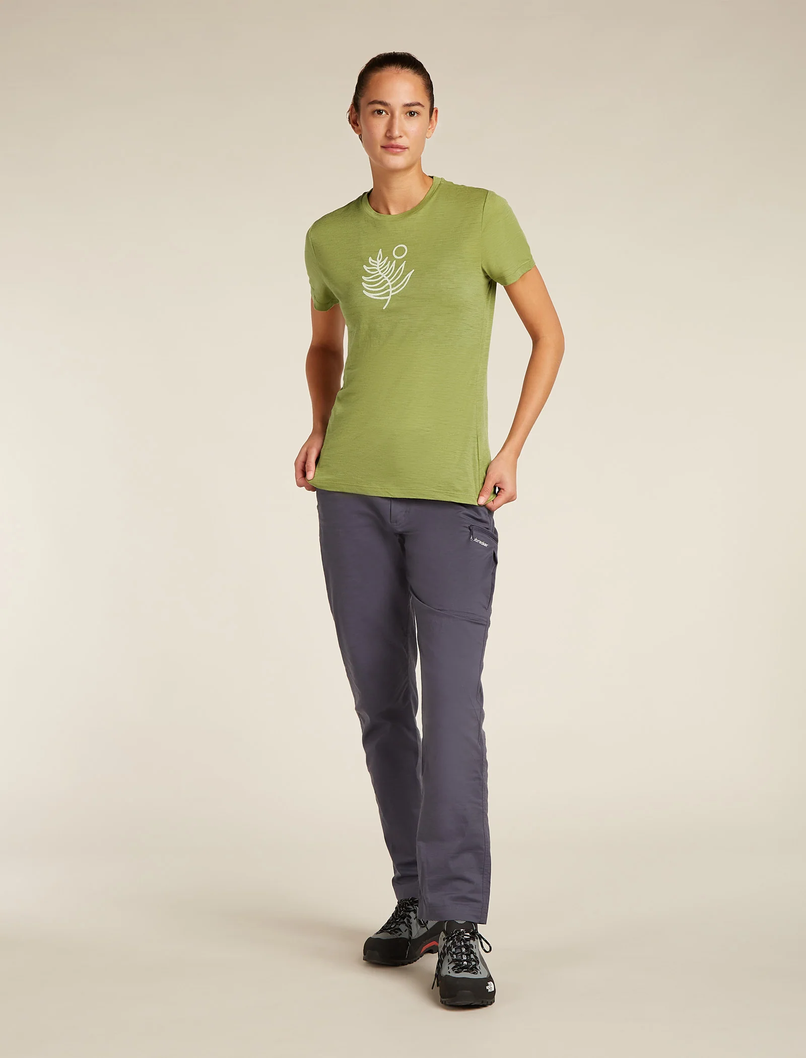 Women's Merino 150 Tech Lite Short Sleeve T-Shirt Fresh Fern - Image 3