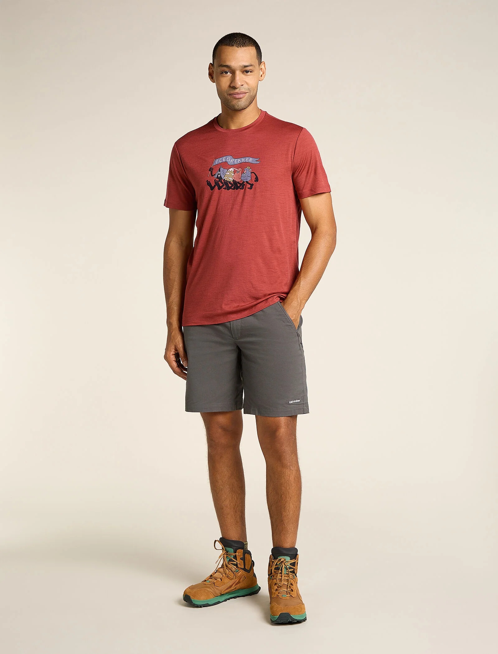 Men's Merino 150 Tech Lite Short Sleeve T-Shirt Hike Together - Image 3