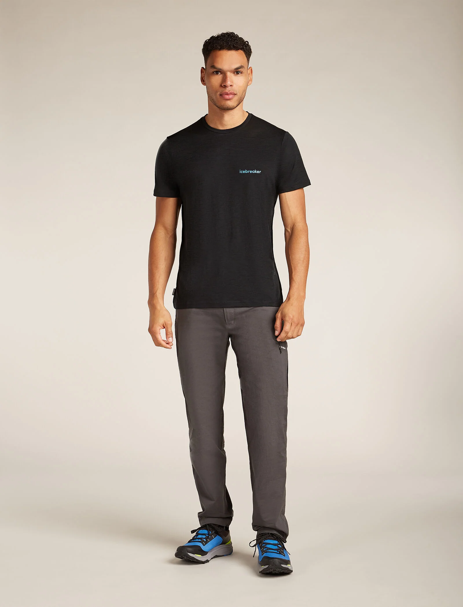 Men's Merino 150 Tech Lite Short Sleeve T-Shirt IB Wordmark - Image 3