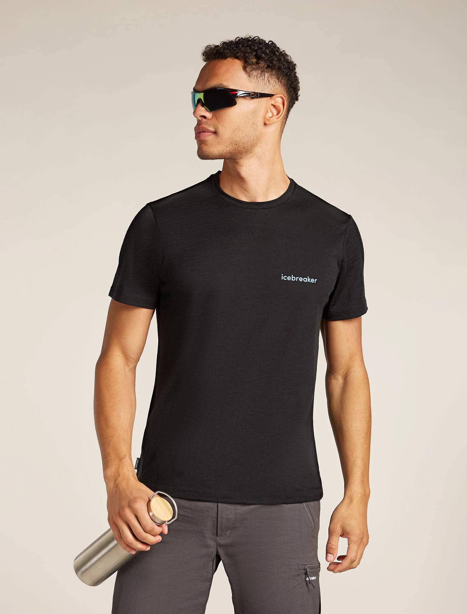 Men's Merino 150 Tech Lite Short Sleeve T-Shirt IB Wordmark - Image 4