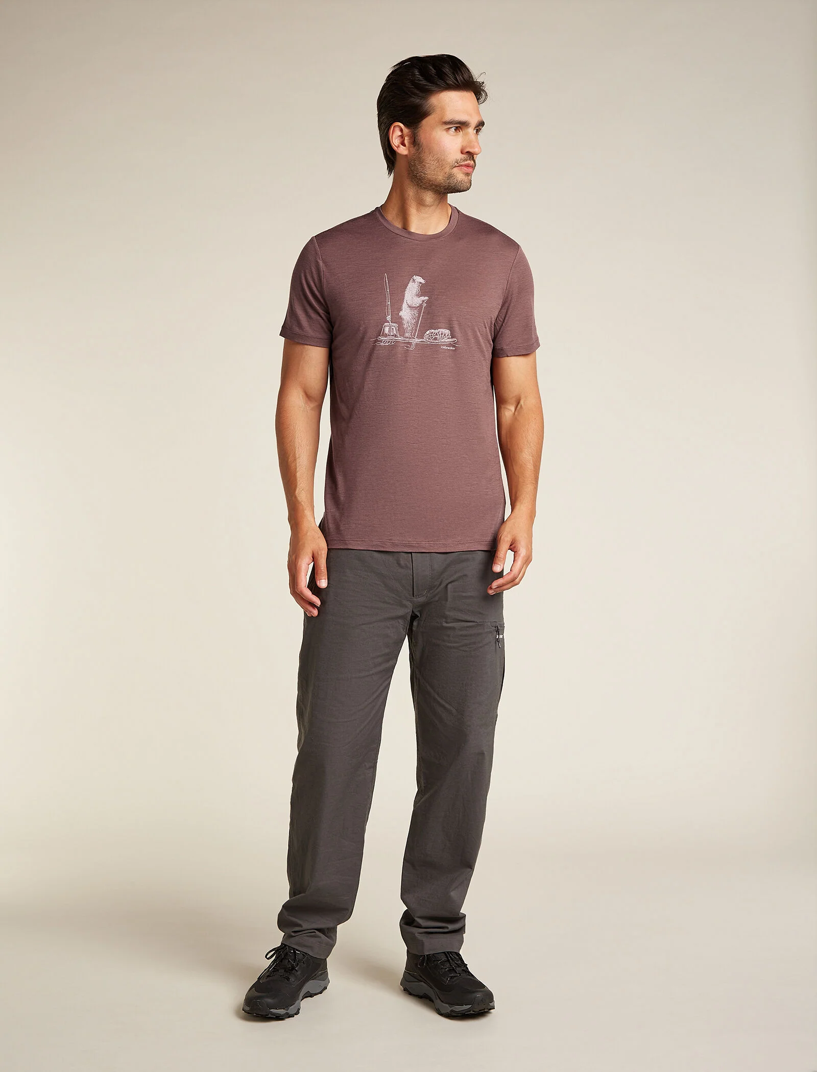 Men's Merino 150 Tech Lite Short Sleeve T-Shirt Polar Paddle - Image 3