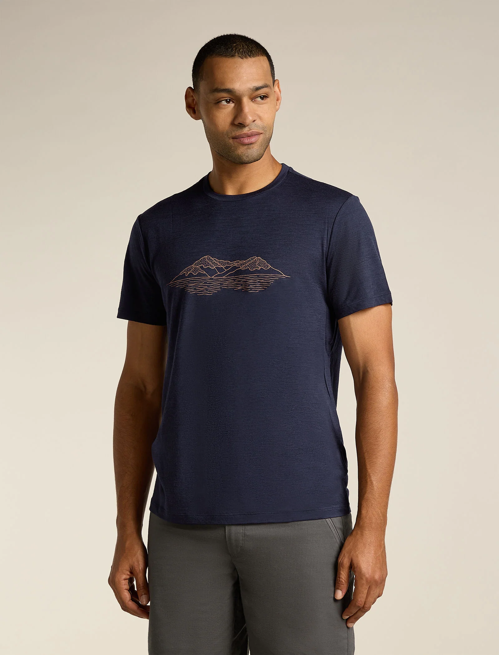 Men's Merino 150 Tech Lite Short Sleeve T-Shirt Pukaki Reflected