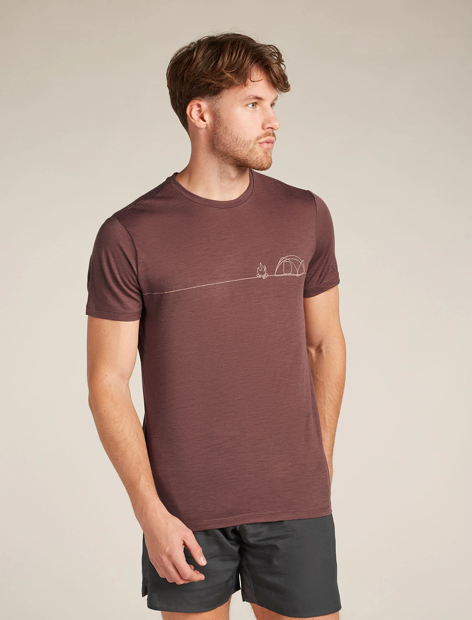 Men's Merino 150 Tech Lite Short Sleeve T-Shirt Single Line Camp - Image 5