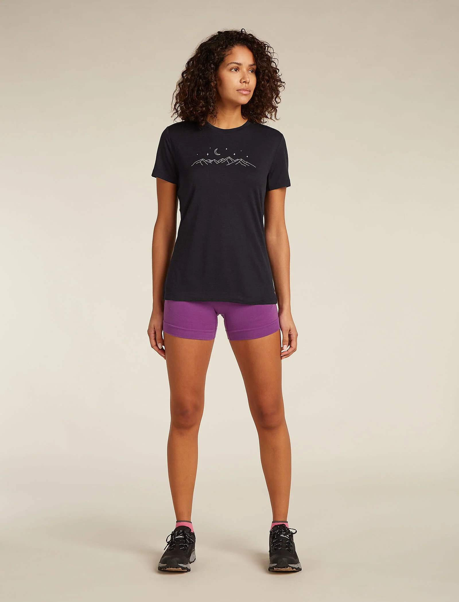 Women's Merino 150 Tech Lite Short Sleeve T-Shirt Sparkling Stars - Image 3