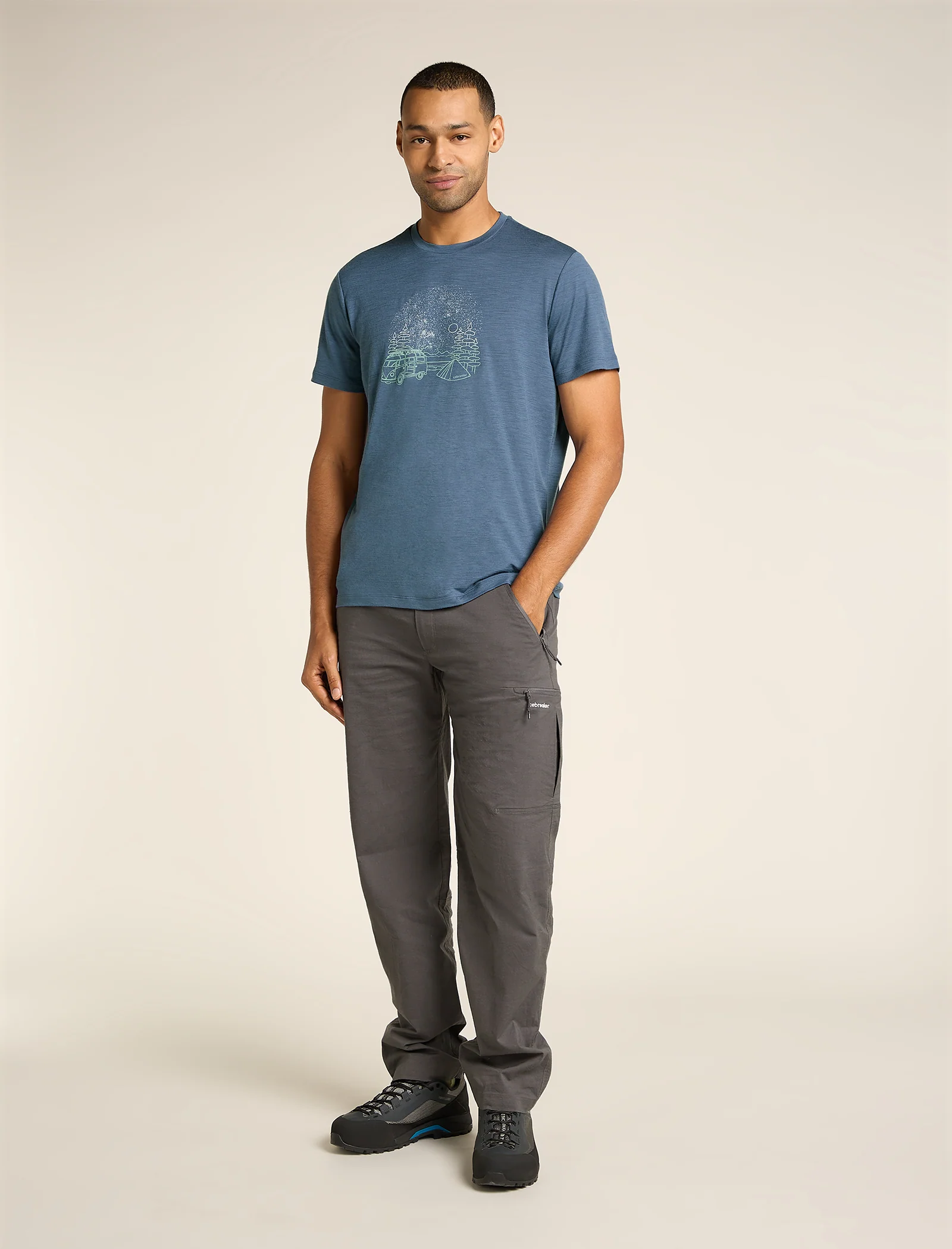 Men's Merino 150 Tech Lite Short Sleeve T-Shirt Van Camp - Image 3