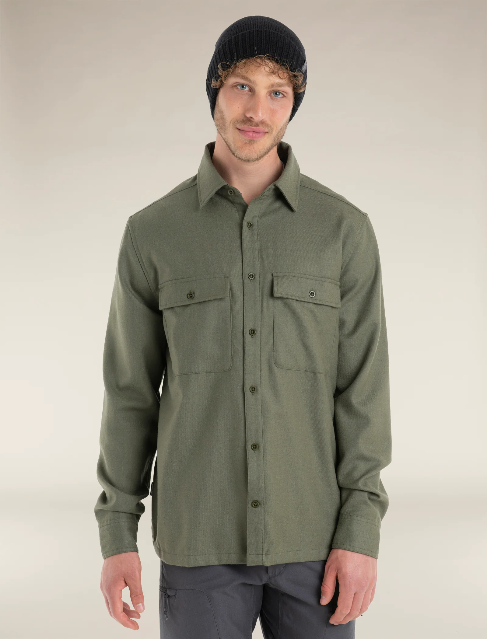 Men's Merino 200 Dawnder Long Sleeve Flannel Shirt