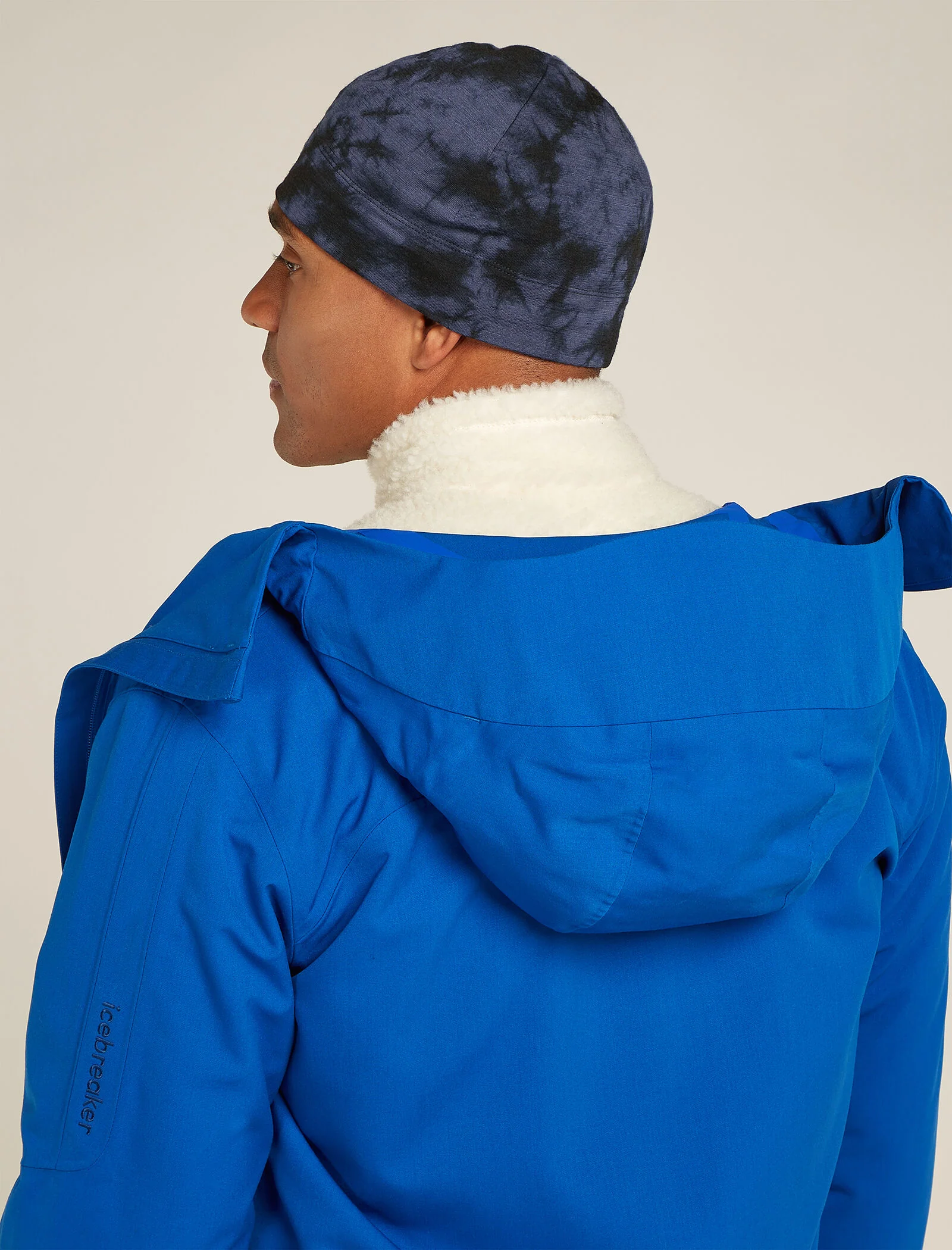 Unisex Merino 200 Oasis Beanie Cloud Dye - Image 3