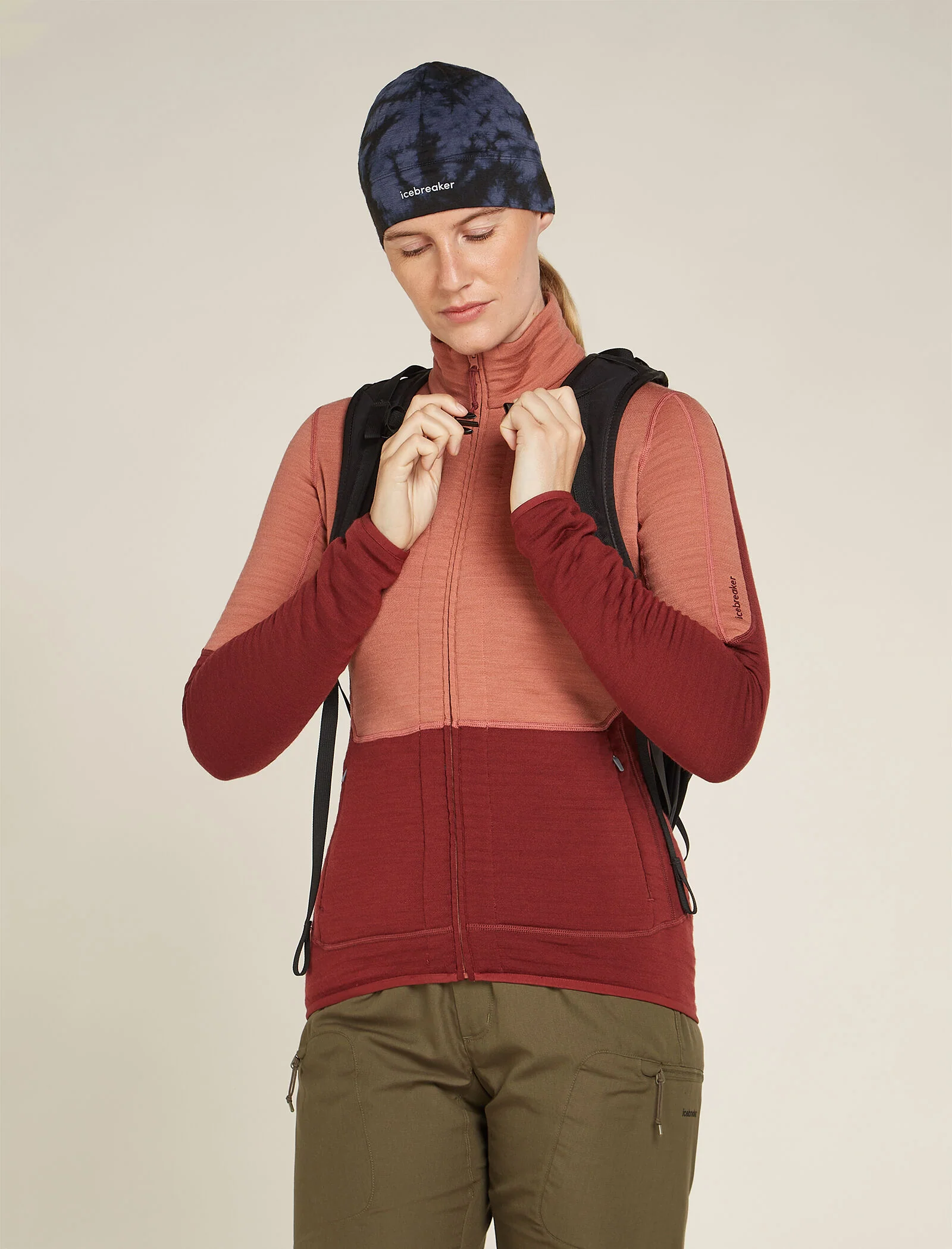 Unisex Merino 200 Oasis Beanie Cloud Dye - Image 6