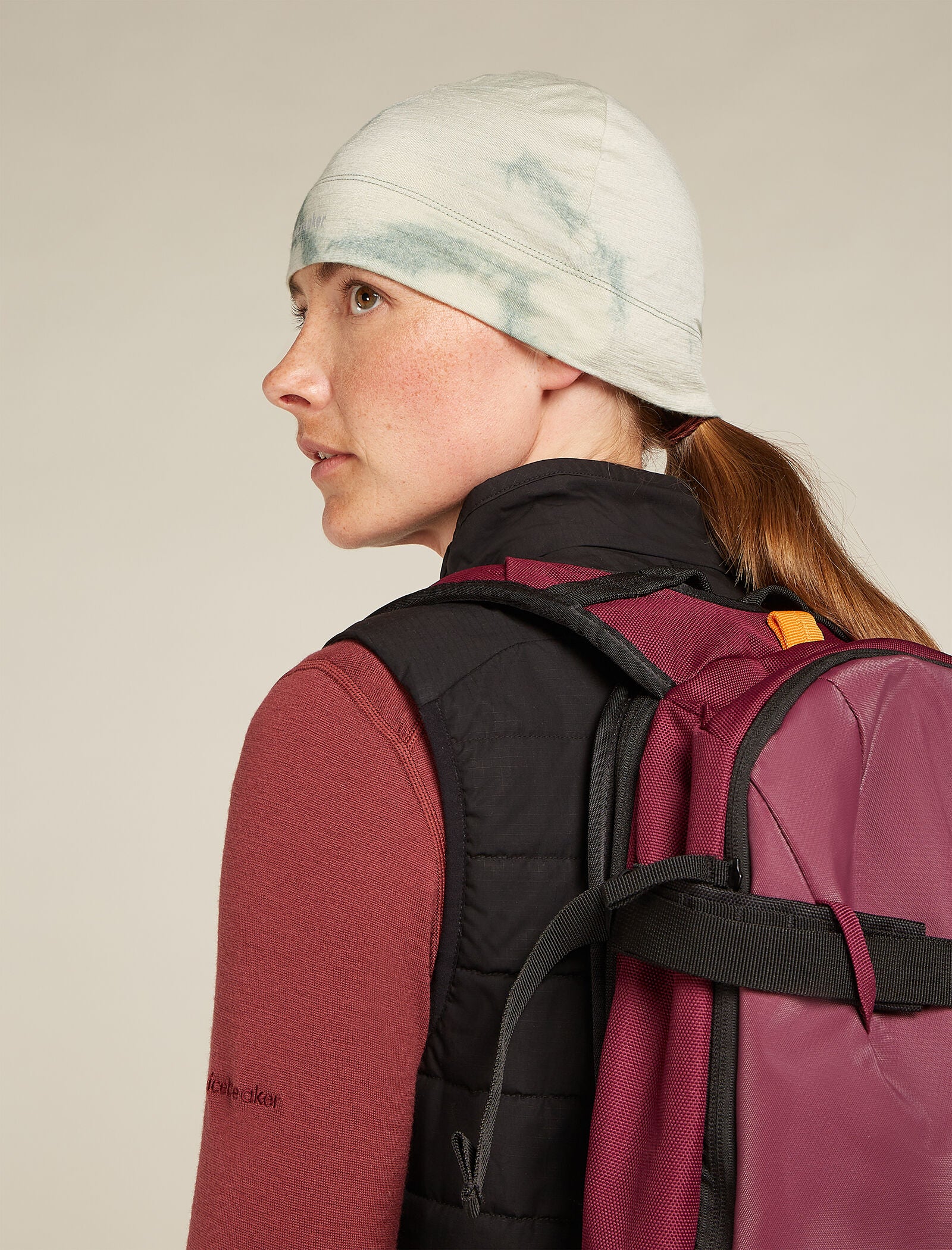 Unisex Merino 200 Oasis Beanie Cloud Dye - Image 4