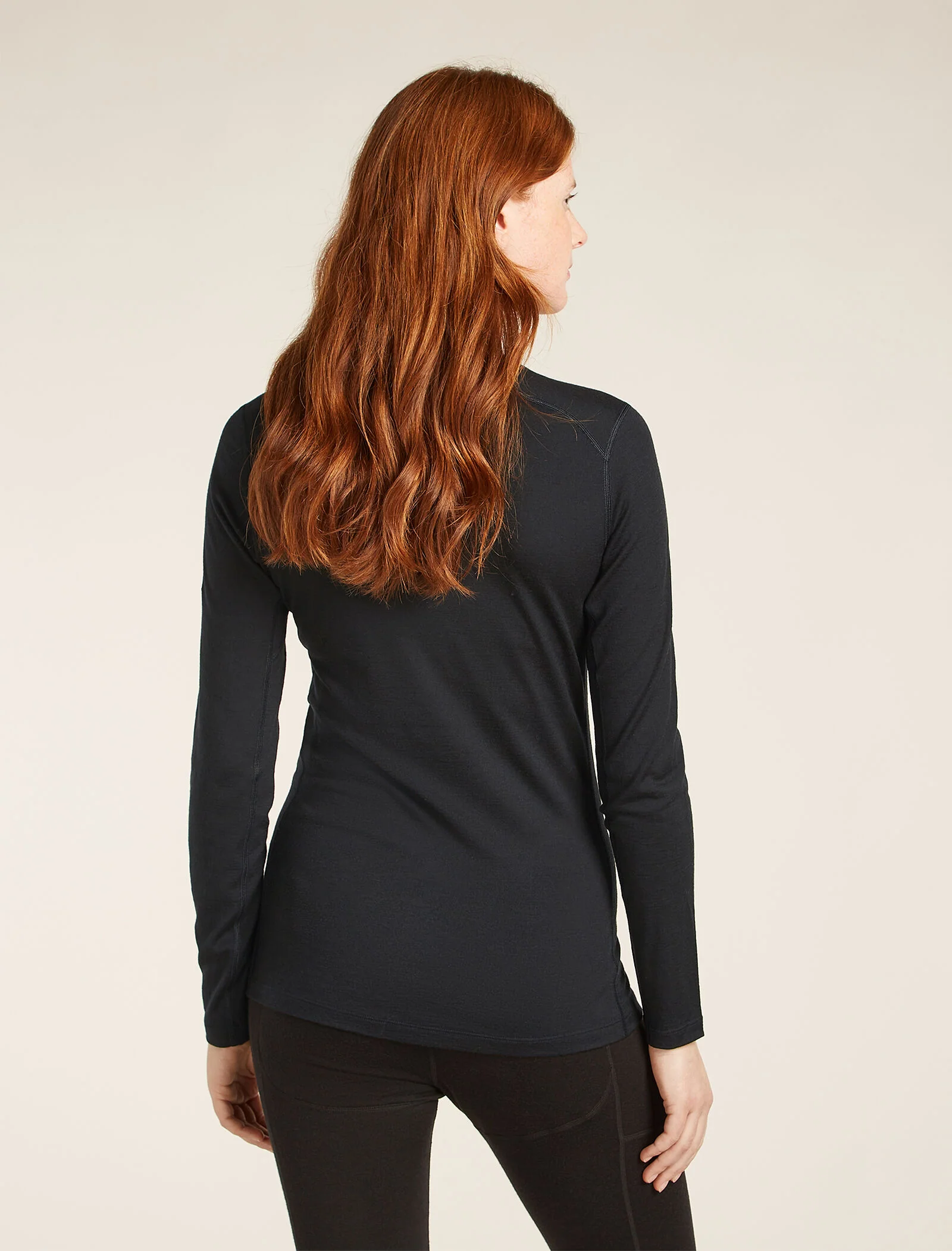 Women's Merino 200 Oasis Long Sleeve Crew Mountain Pulse Thermal Top - Image 2