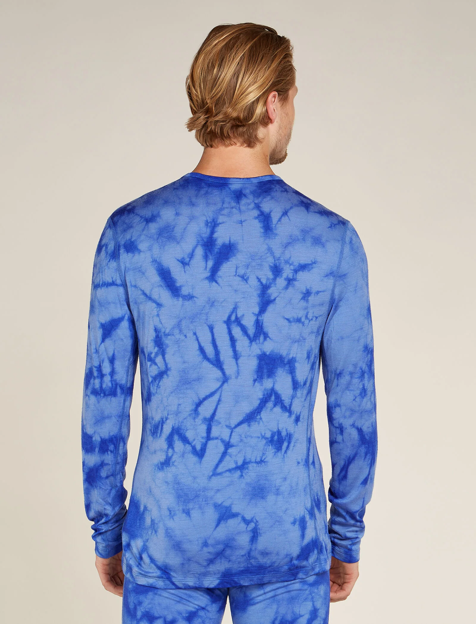 Men's Merino 200 Oasis Long Sleeve Crew Thermal Top Cloud Dye - Image 2