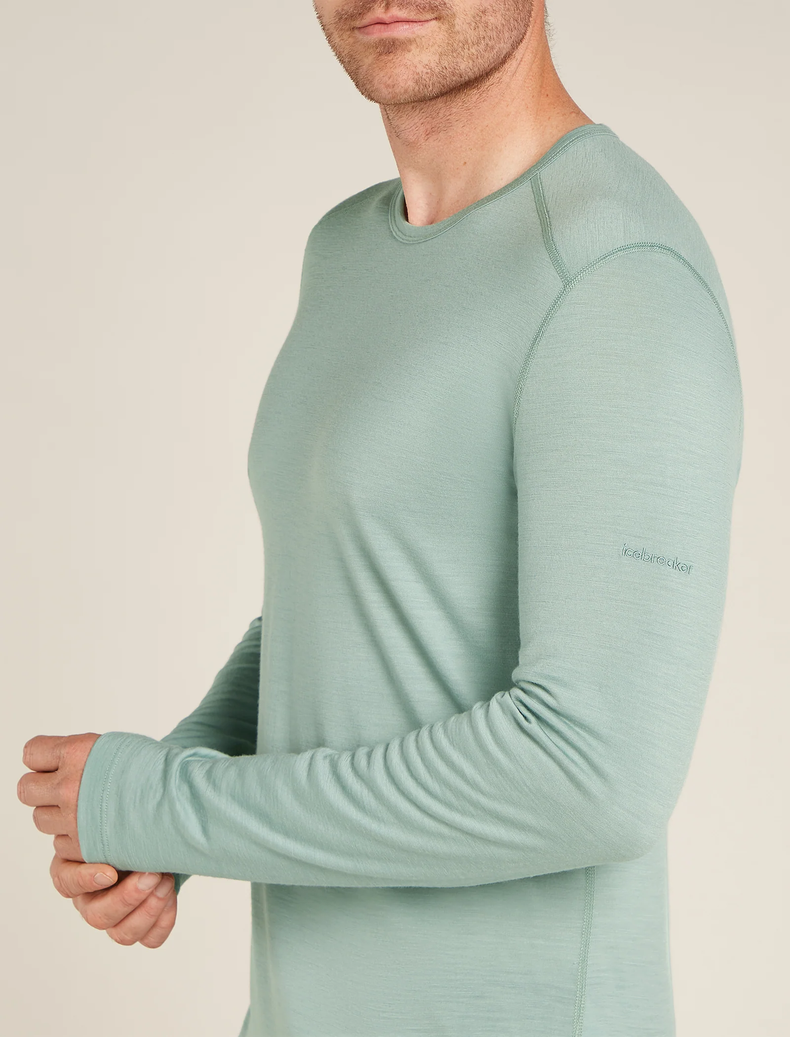 Men's Merino 200 Oasis Long Sleeve Crew Thermal Top - Image 5