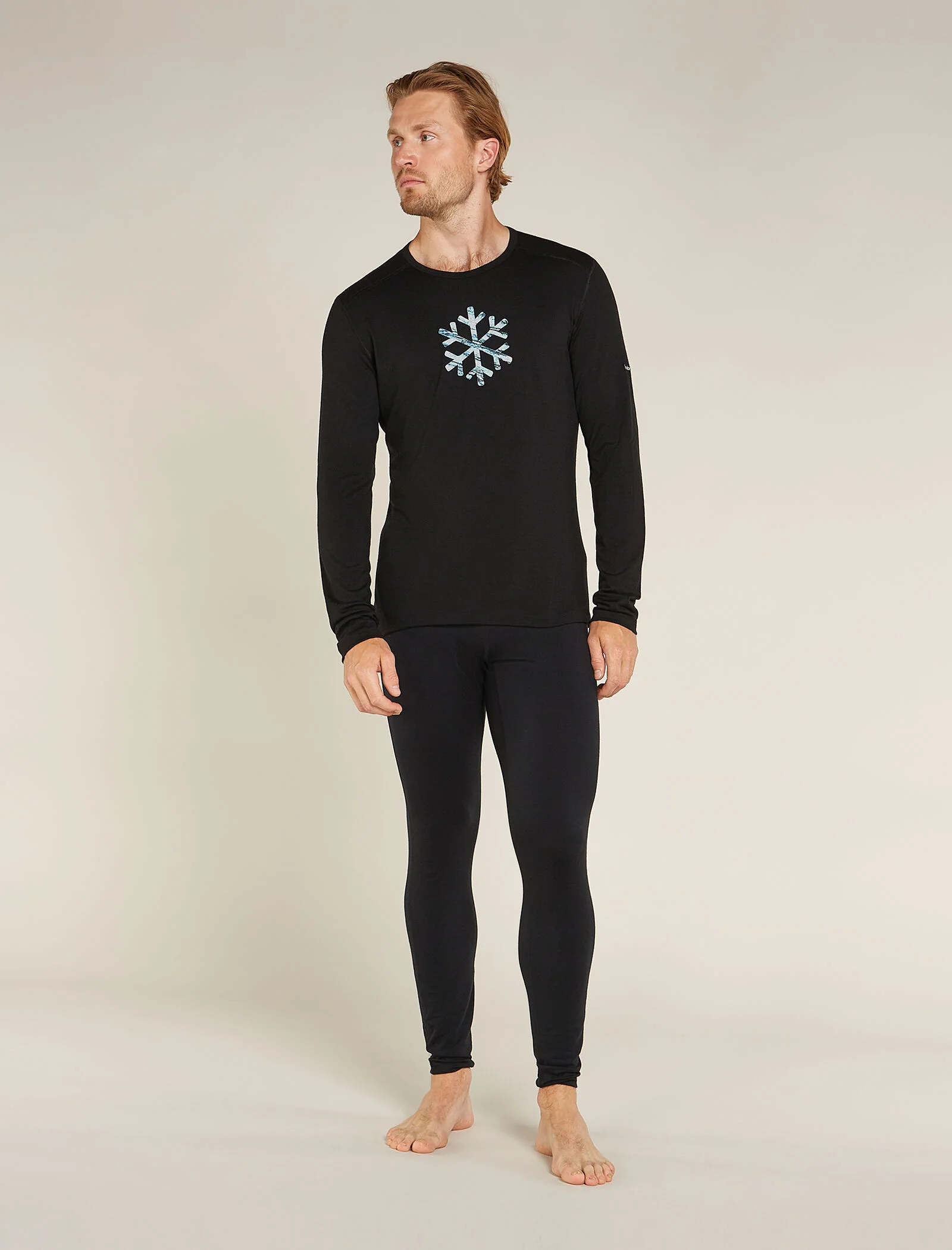 Men's Merino 200 Oasis Long Sleeve Crew Thermal Top Protect Our Winters - Image 3