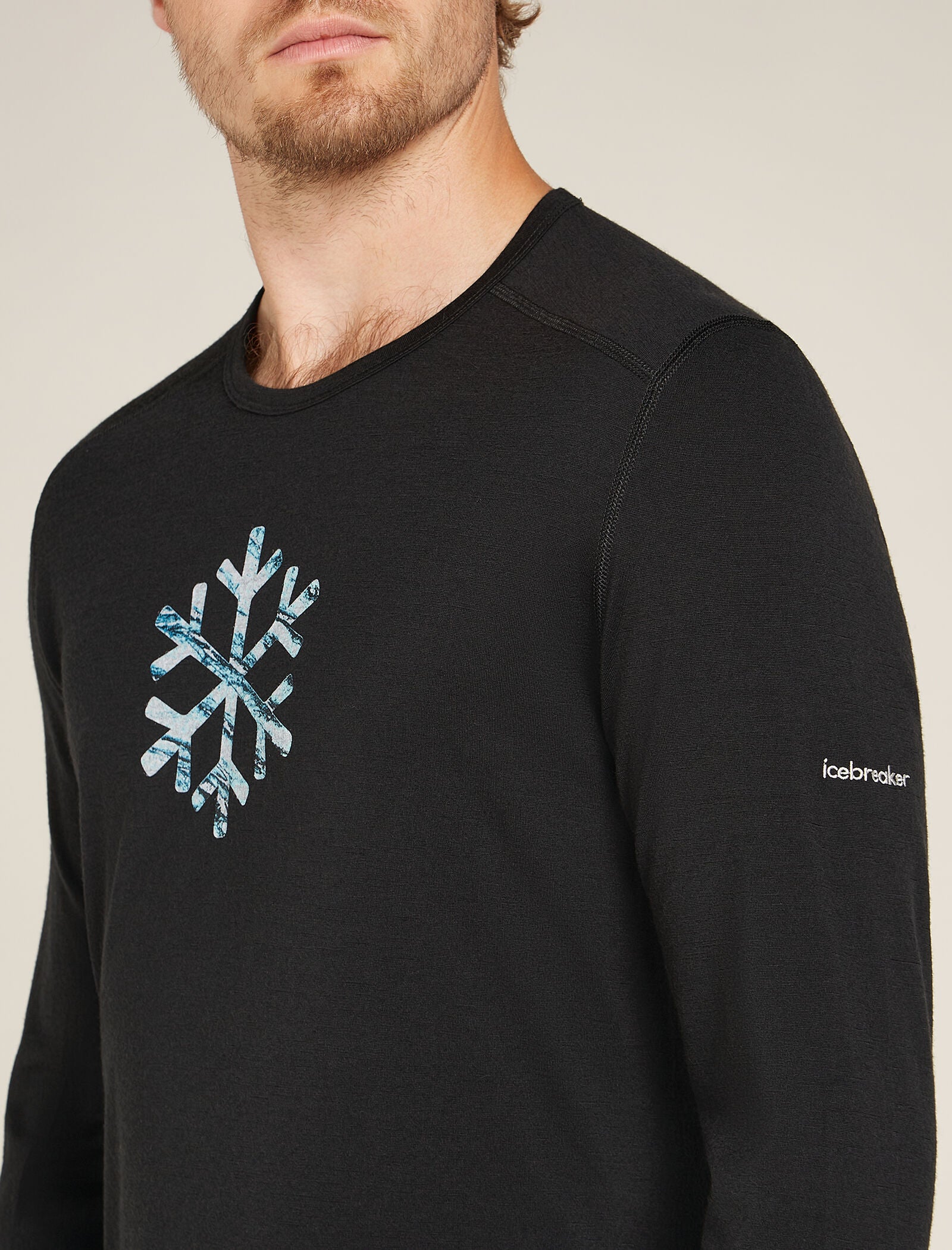 Men's Merino 200 Oasis Long Sleeve Crew Thermal Top Protect Our Winters - Image 6