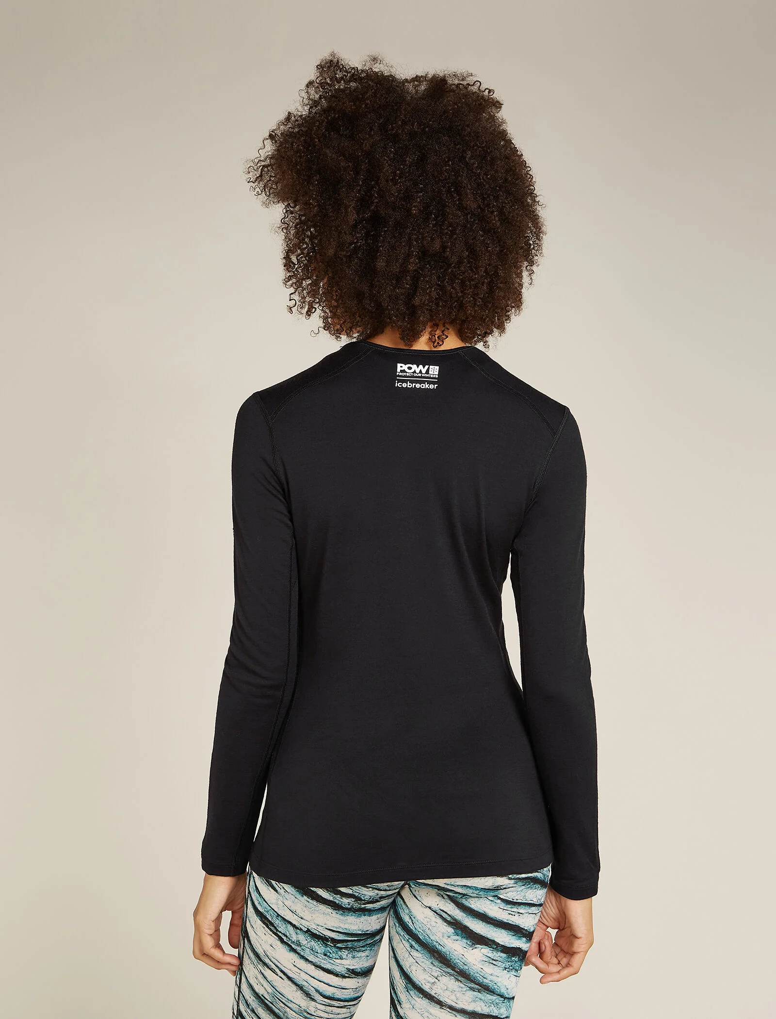 Women's Merino 200 Oasis Long Sleeve Crew Thermal Top Protect Our Winters - Image 2