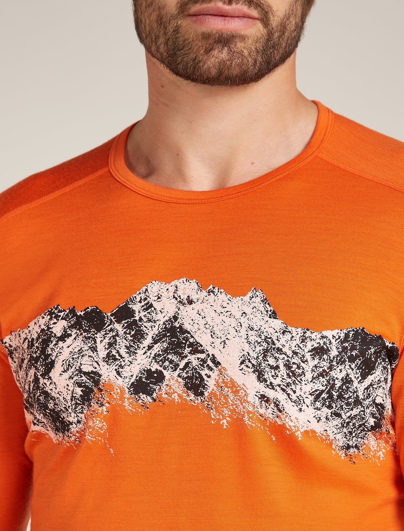 Men's Merino 200 Oasis Long Sleeve Crew Thermal Top Remarkables - Image 5