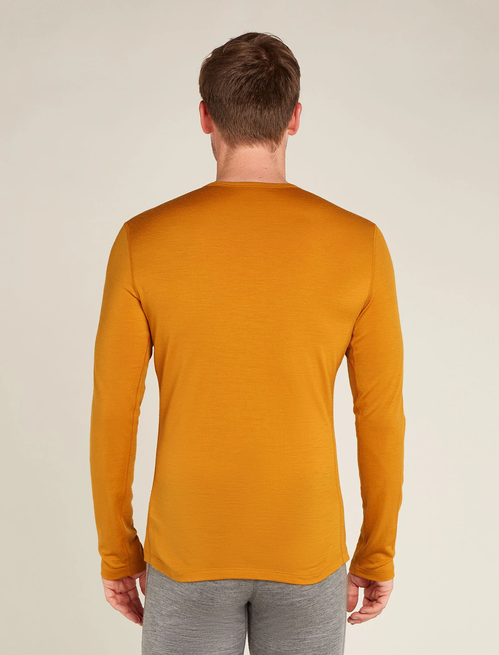 Men's Merino 200 Oasis Long Sleeve Crew Thermal Top Ruapehu Round - Image 2