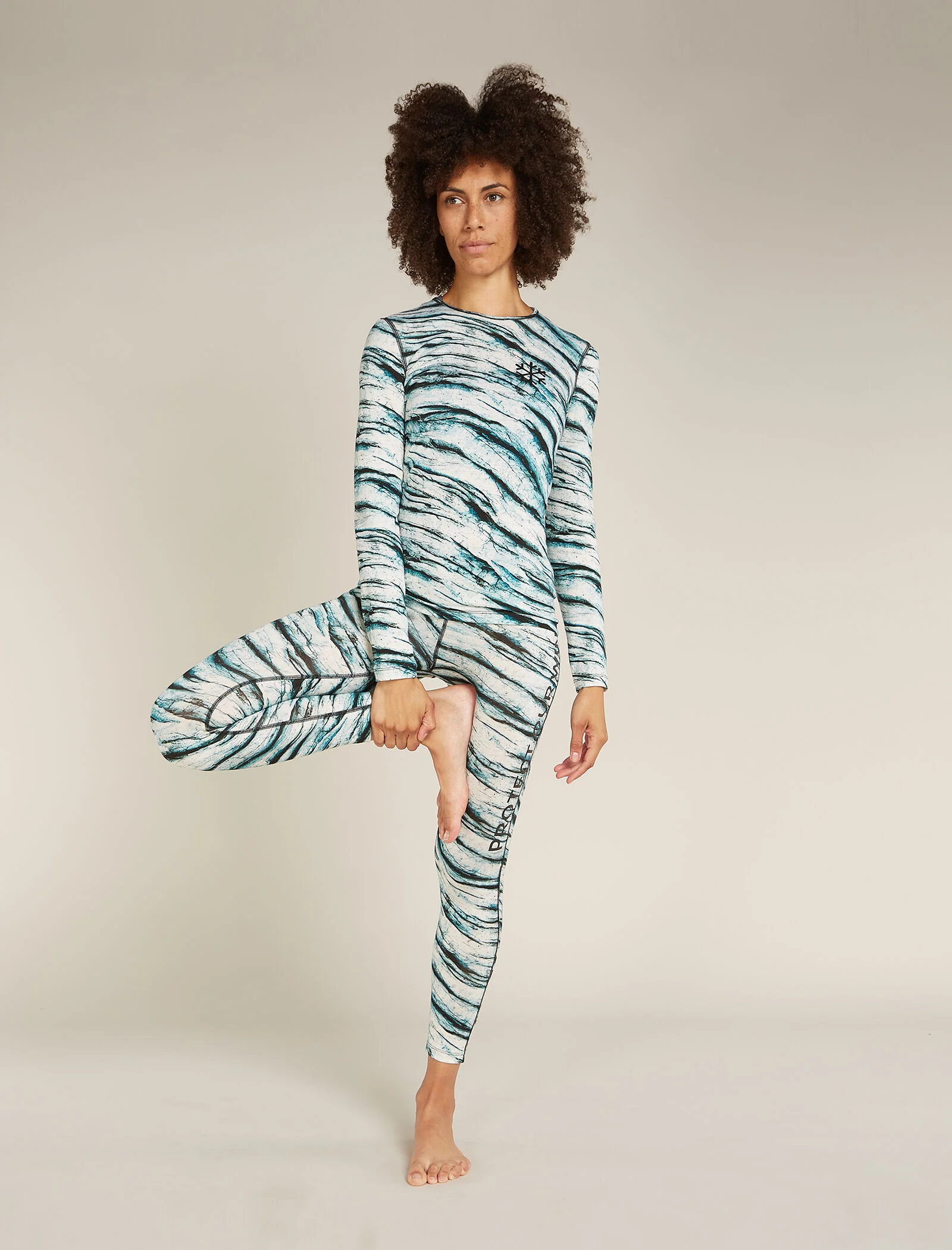Women's Merino 200 Oasis Thermal Leggings Protect Our Winters - Image 3